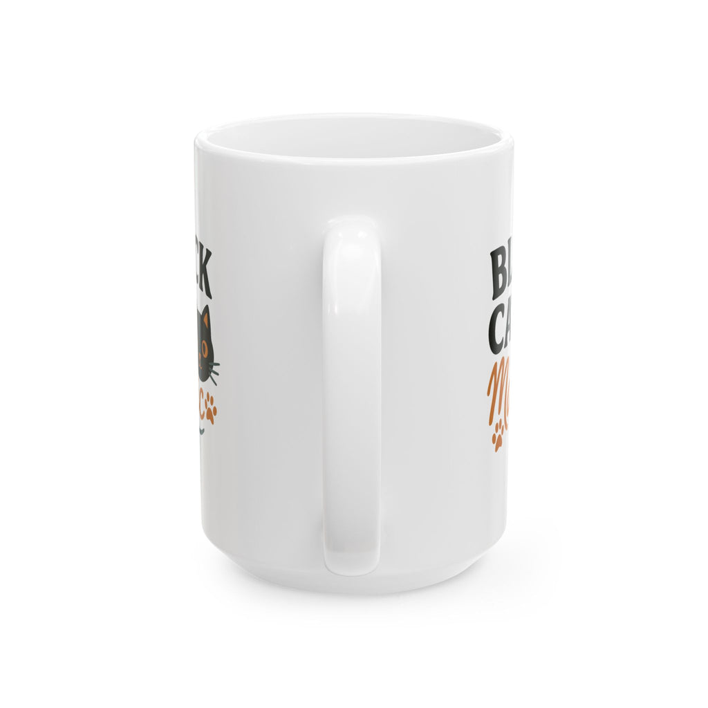 Black Cat Magic Coffee Mug | Black Cat Lover Gift | Ceramic Mug