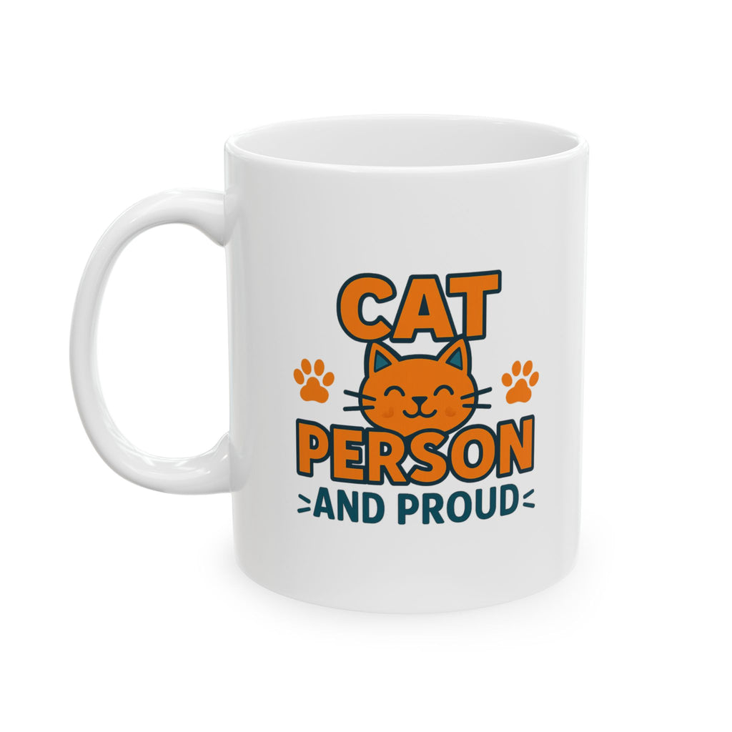 Confirmed Cat Person Since Birth Coffee Mug | Cat Appreciation Gift | Ceramic Mug