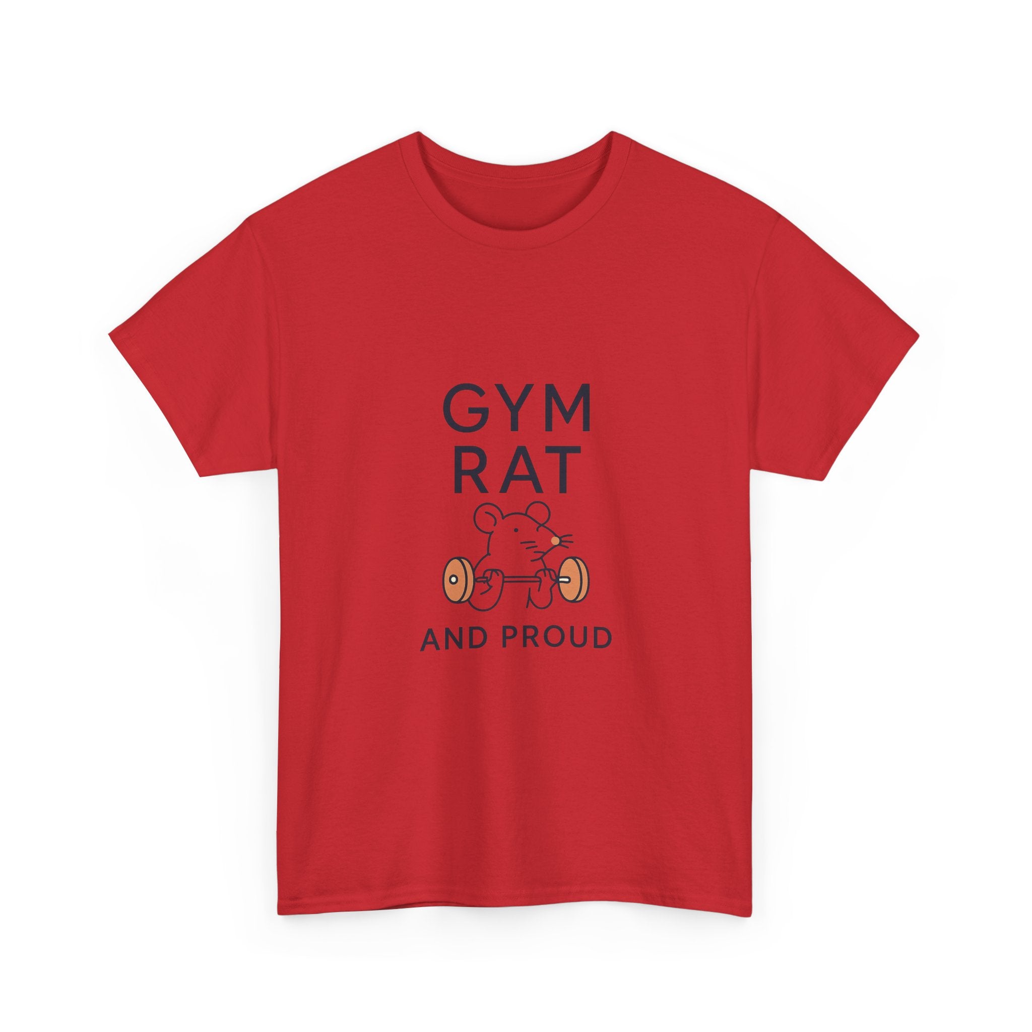 Full Time Gym Rat Part Time Human T-Shirt | Funny Fitness Humor | Graphic Tee