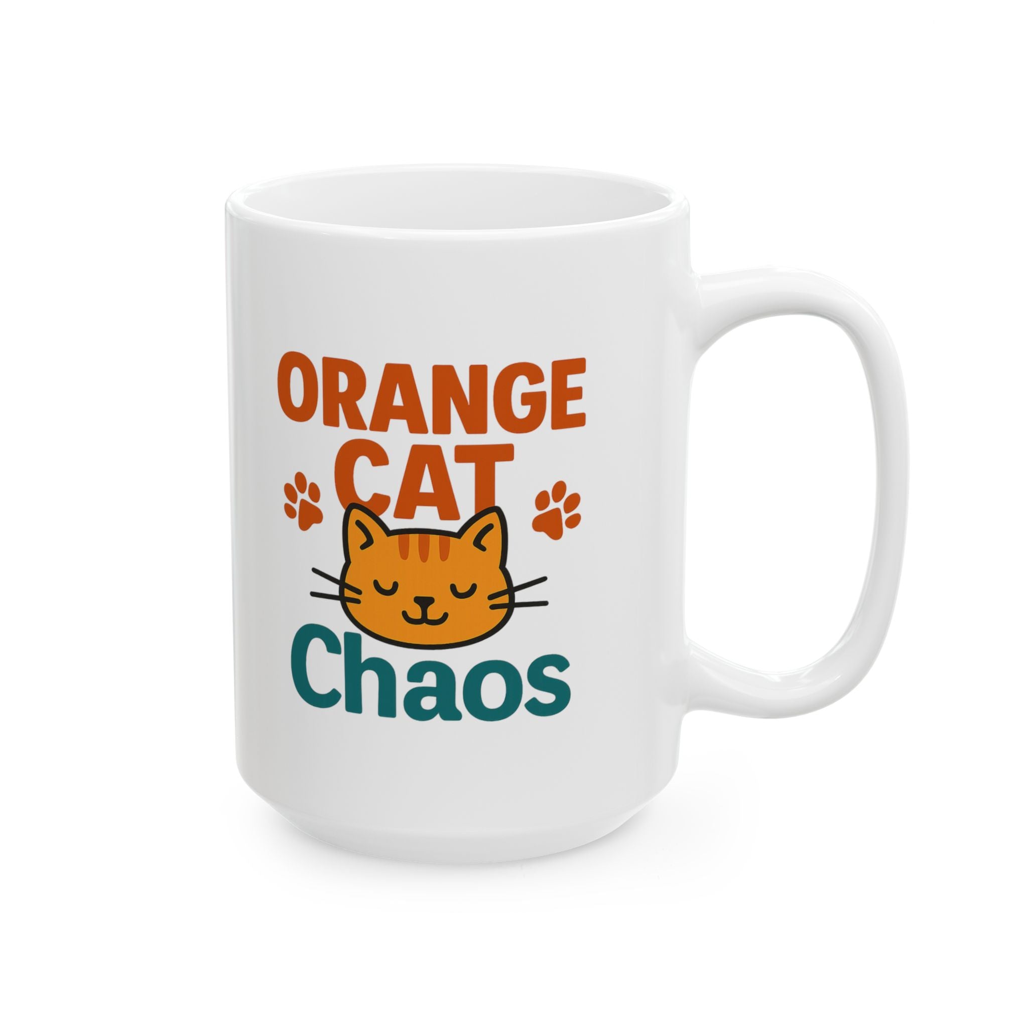 Owned By An Orange Cat Coffee Mug | Cat Lover Gift | Ceramic Mug