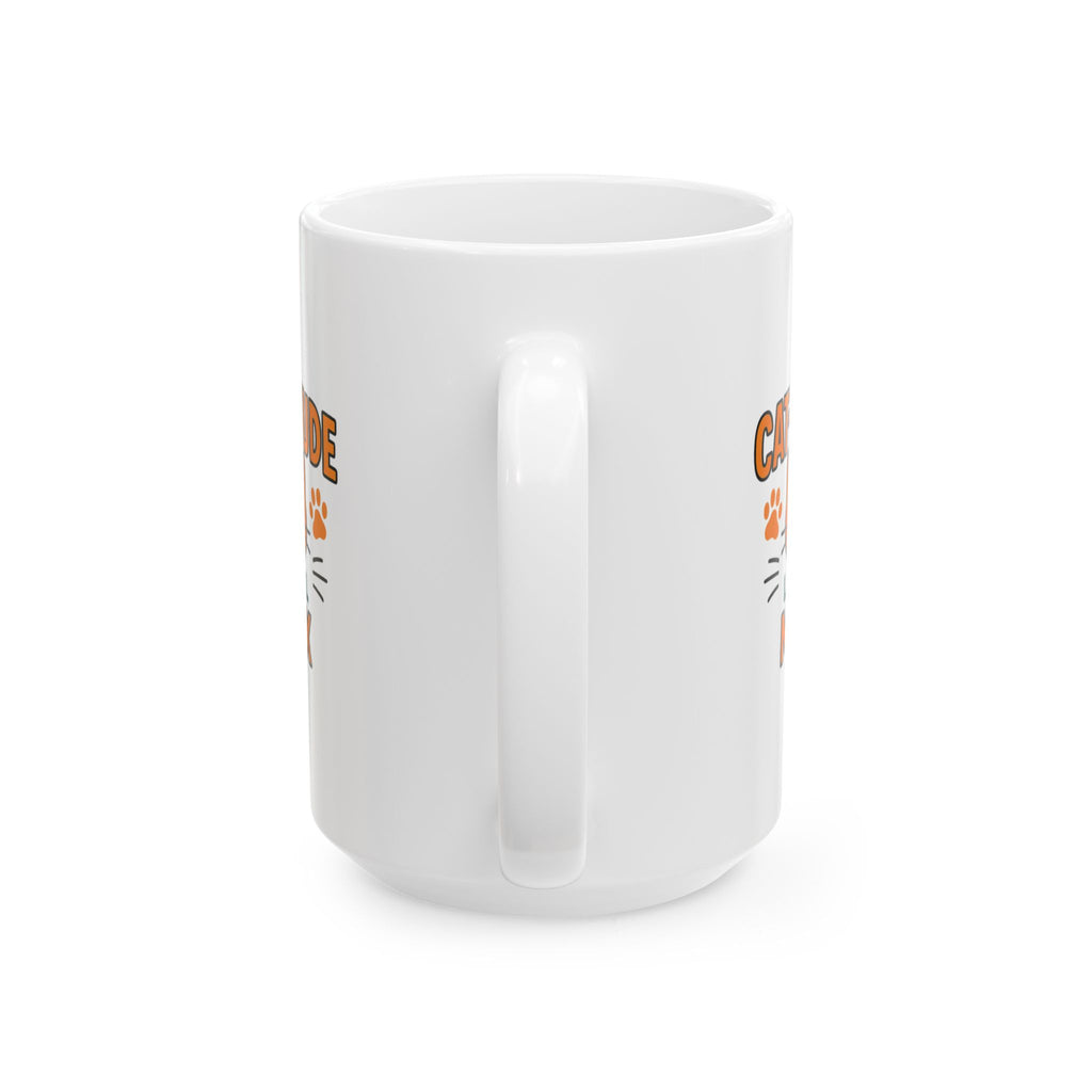Channeling My Inner Cat Today Coffee Mug | Cat Attitude Humor | Ceramic Mug