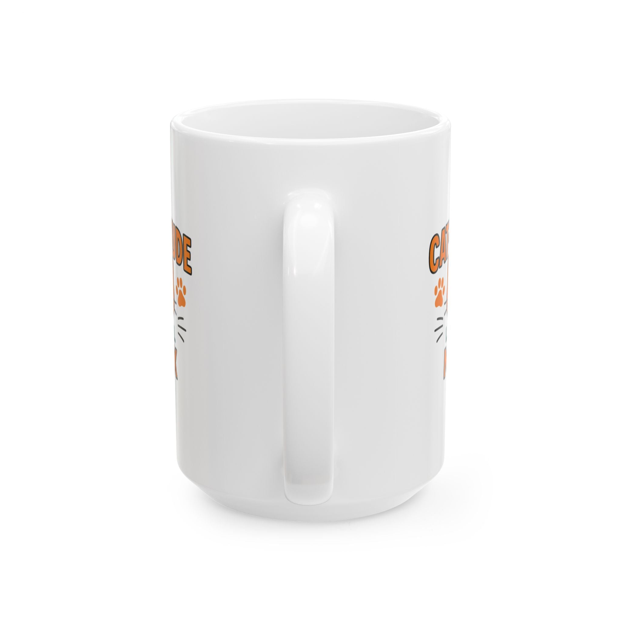 Channeling My Inner Cat Today Coffee Mug | Cat Attitude Humor | Ceramic Mug