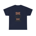 She Lifts She Thrives T-Shirt | Unique Gift | Graphic Tee