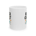 Black Cat Approved This Message Coffee Mug | Cat Humor Gift | Ceramic Mug