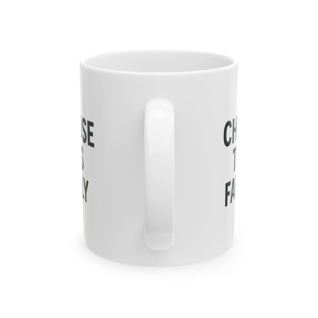 Step Mom Chose This Family Loves Them Fiercely Coffee Mug | Gift for Mom | Ceramic Mug