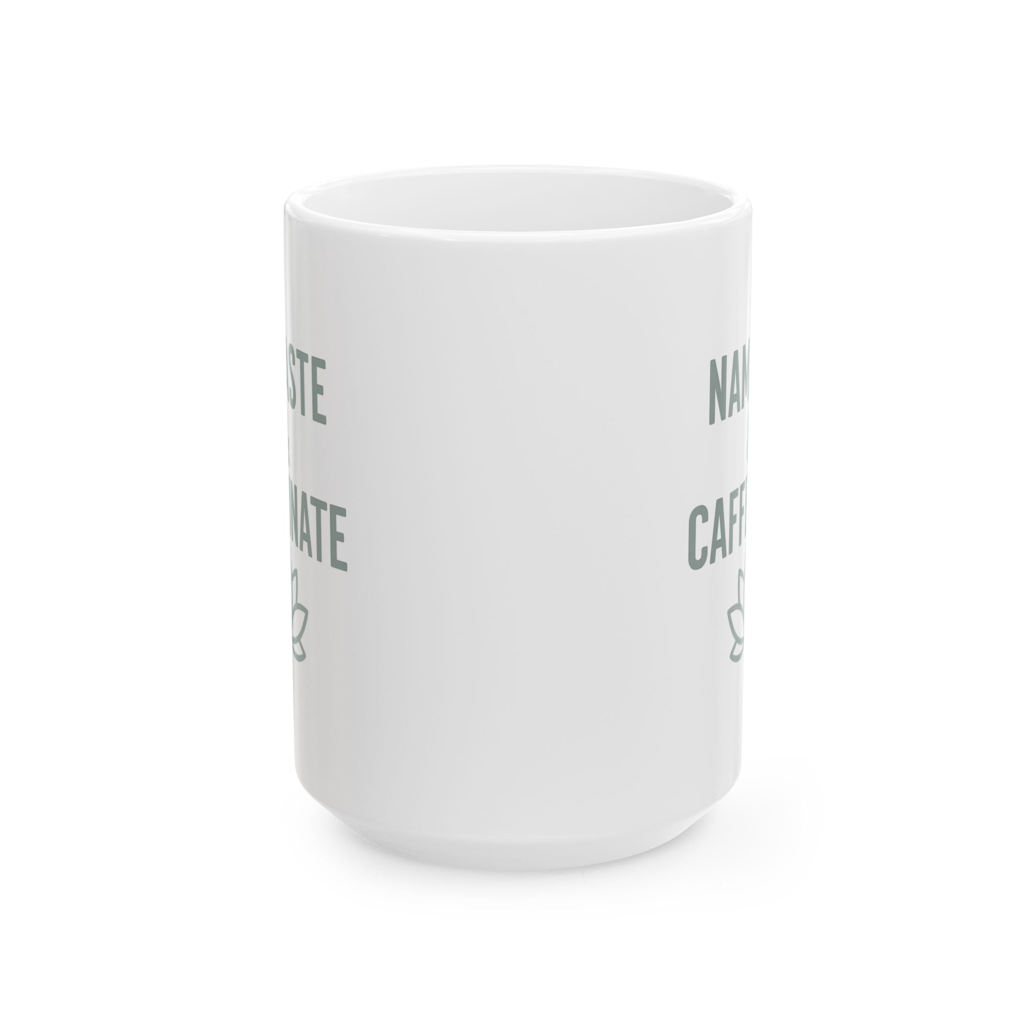 Yoga Instructor Namaste And Caffeinate Coffee Mug | Yoga Lover Gift | Ceramic Mug