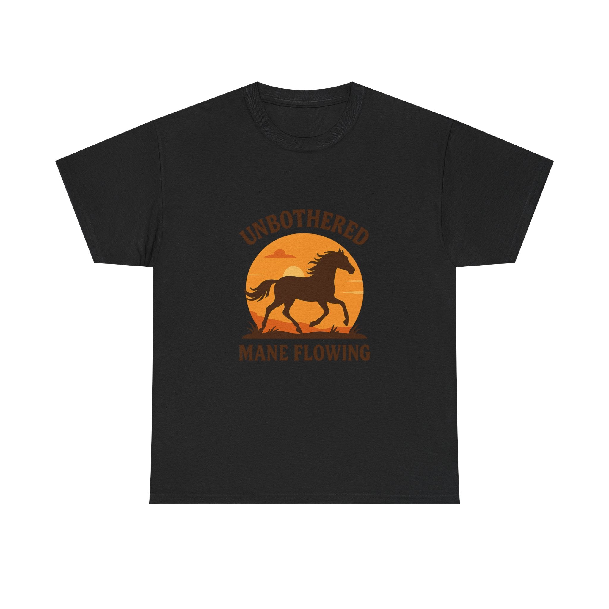 Horse Girl Unbothered Mane Flowing T-Shirt