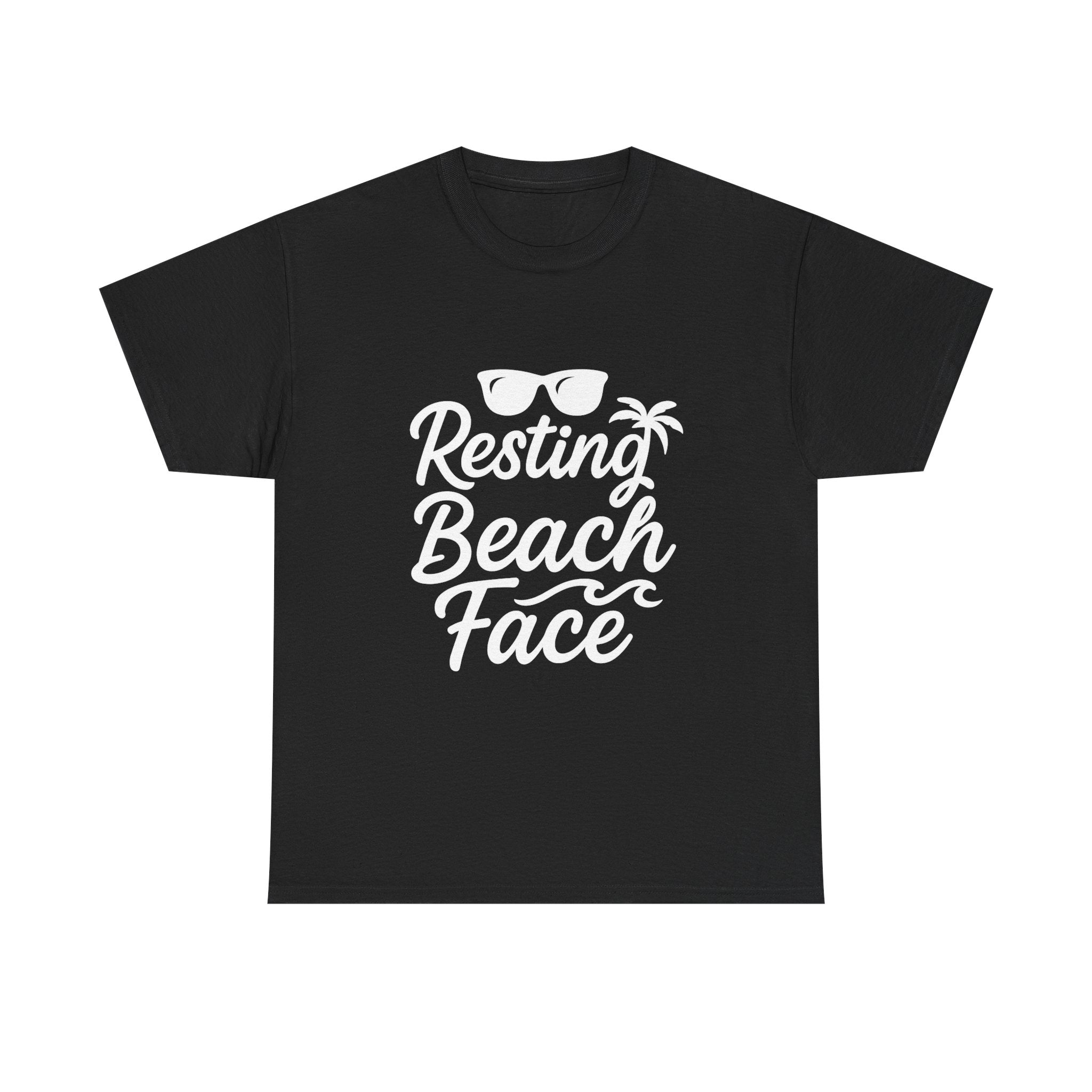 Resting Beach Face Vacation T-Shirt | Cat Lover Gift | Graphic Tee