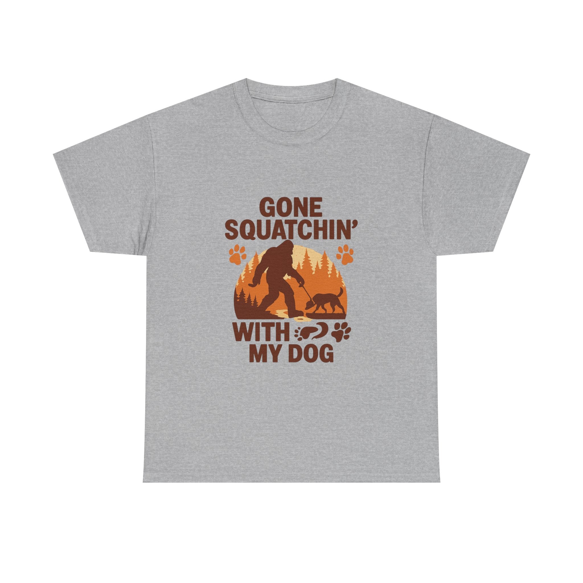 Gone Squatchin With My Dog T-Shirt | Dog Lover Gift | Graphic Tee