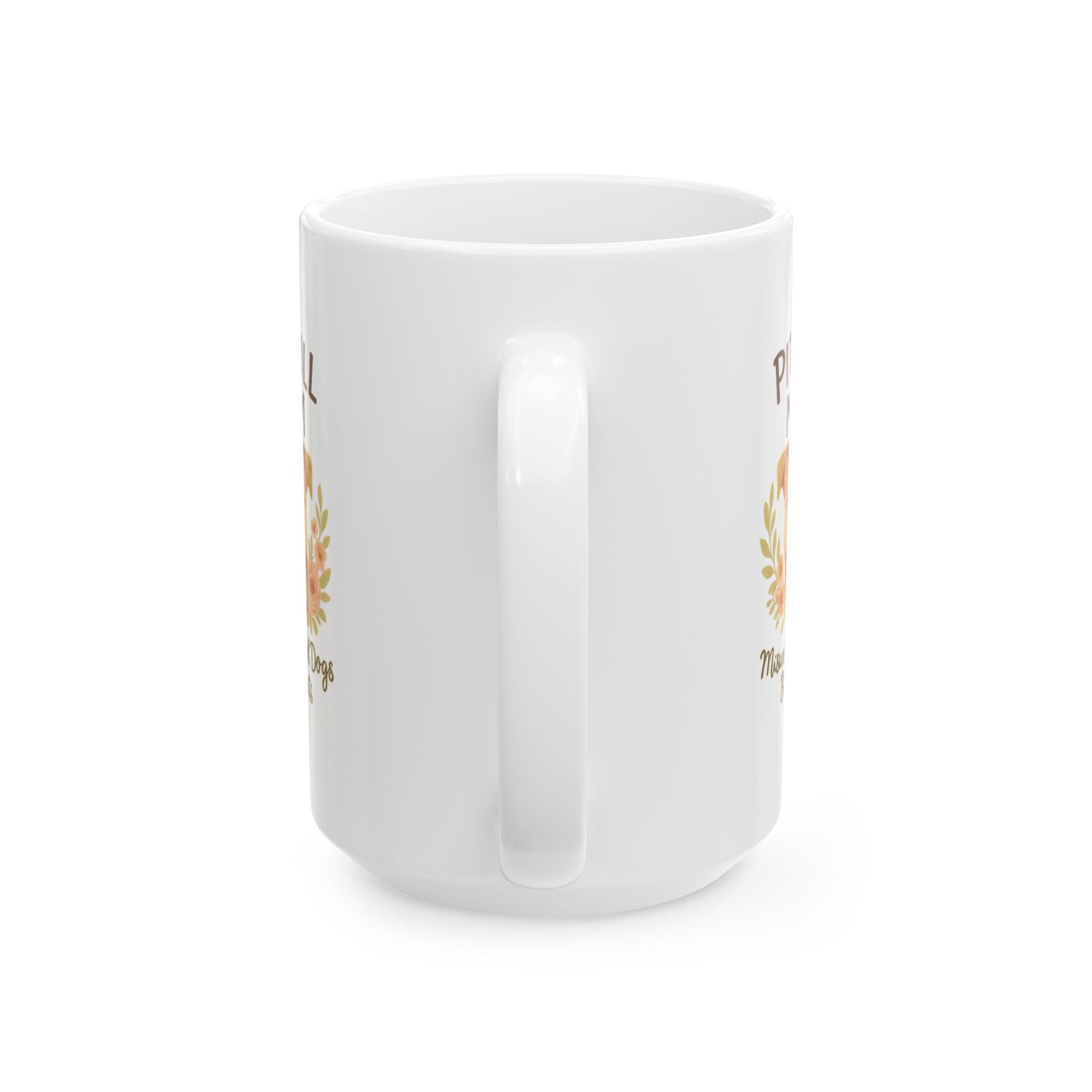 Pit Bull Mom Misunderstood Dogs Big Hearts Ceramic Mug
