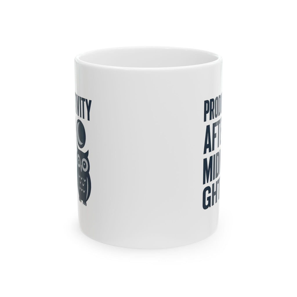 Night Owl Productivity After Midnight Coffee Mug | Unique Gift | Ceramic Mug