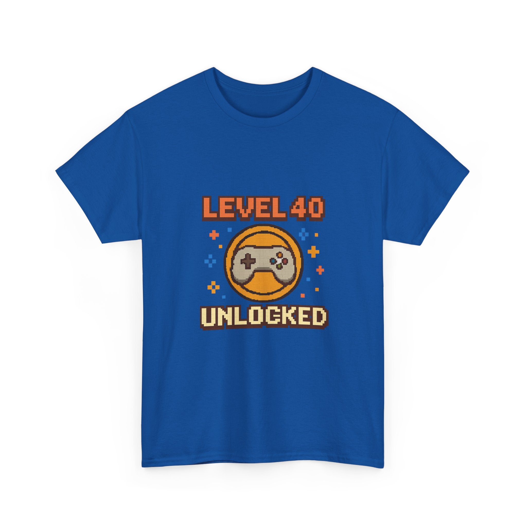 Level 40 Unlocked Birthday Gaming T-Shirt | Gamer Gift | Graphic Tee