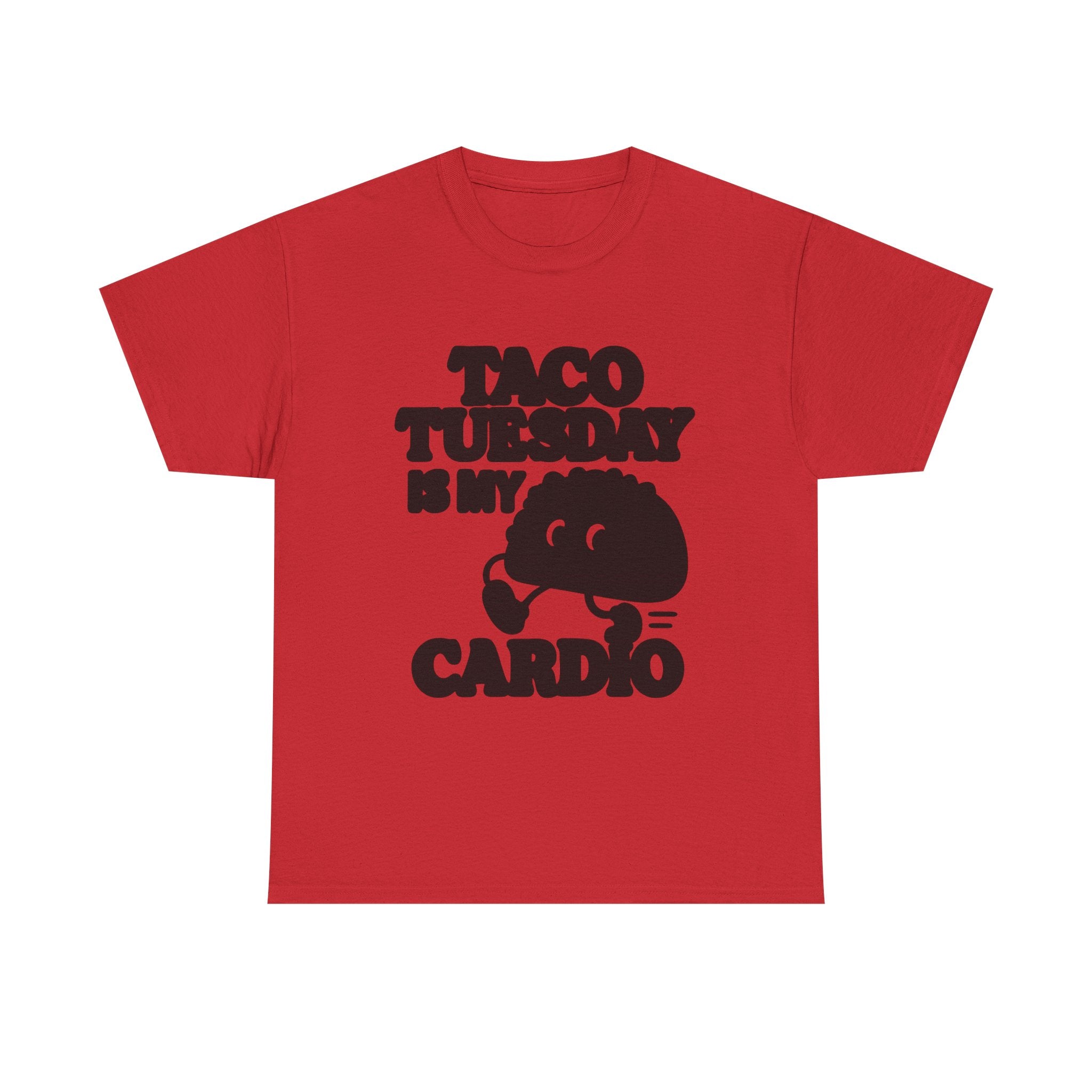 Taco Tuesday Is My Cardio Foodie T-Shirt | Unique Gift | Graphic Tee