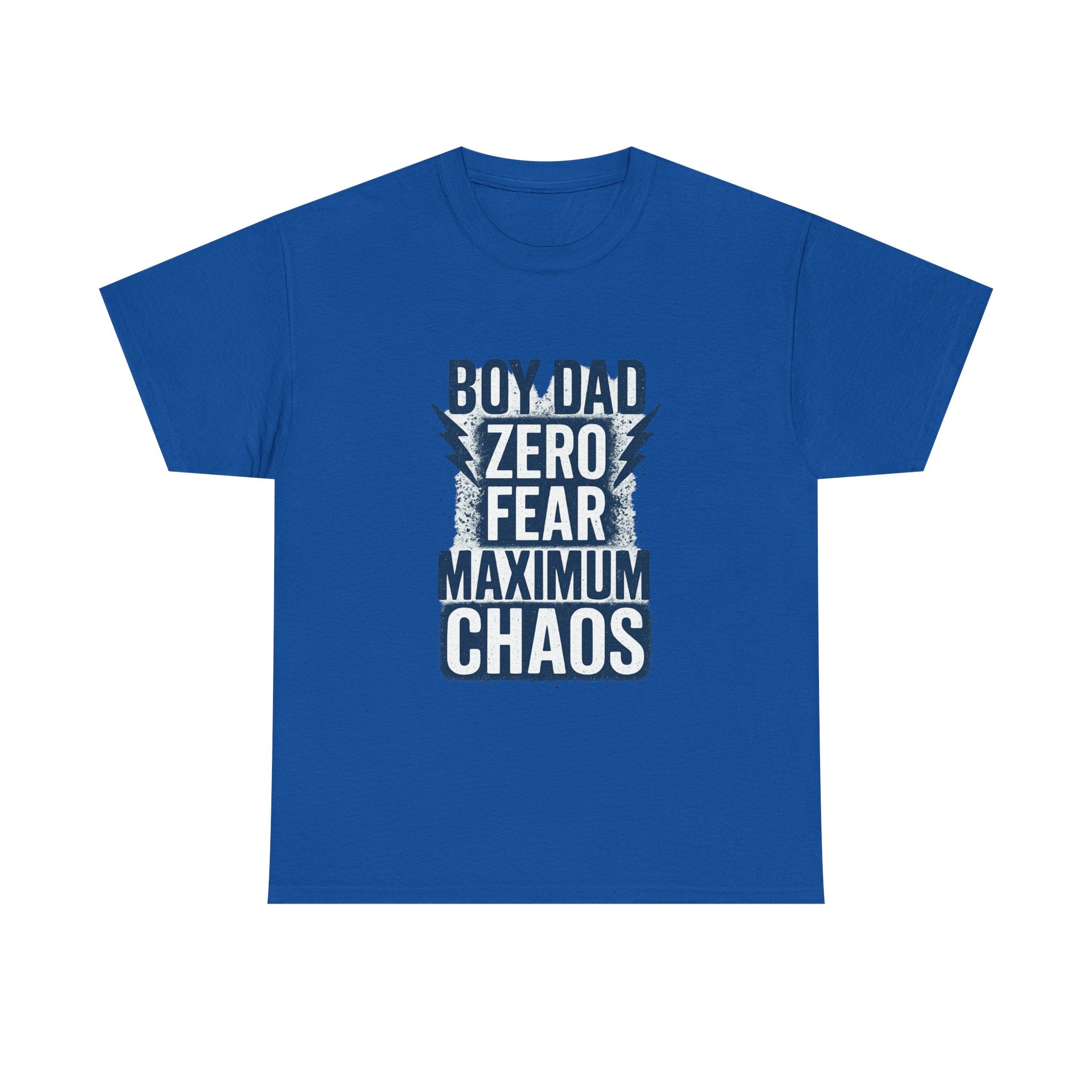 Boy Dad Zero Fear Maximum Chaos T-Shirt | Gift for Dad | Graphic Tee