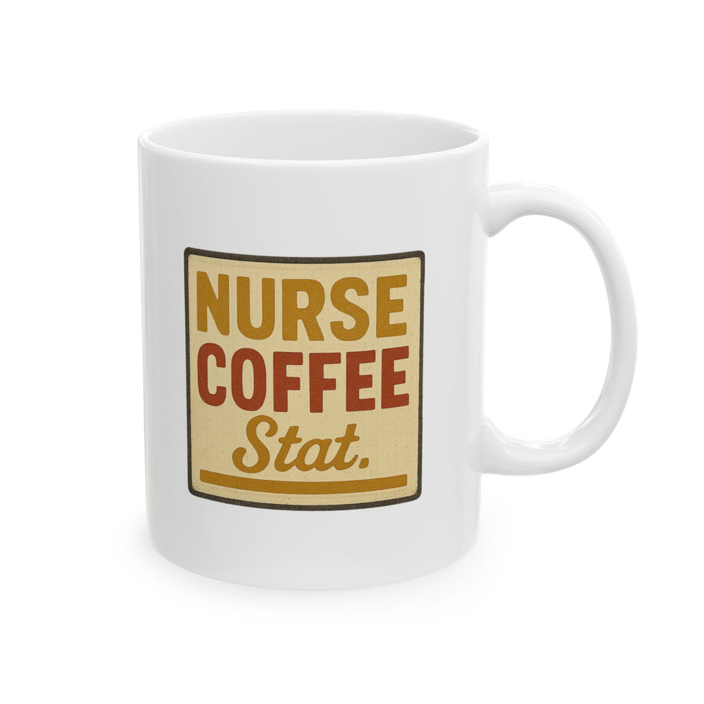Nurse Running Low On Coffee Call Code Coffee Mug | Funny Nurse Humor | Ceramic Mug