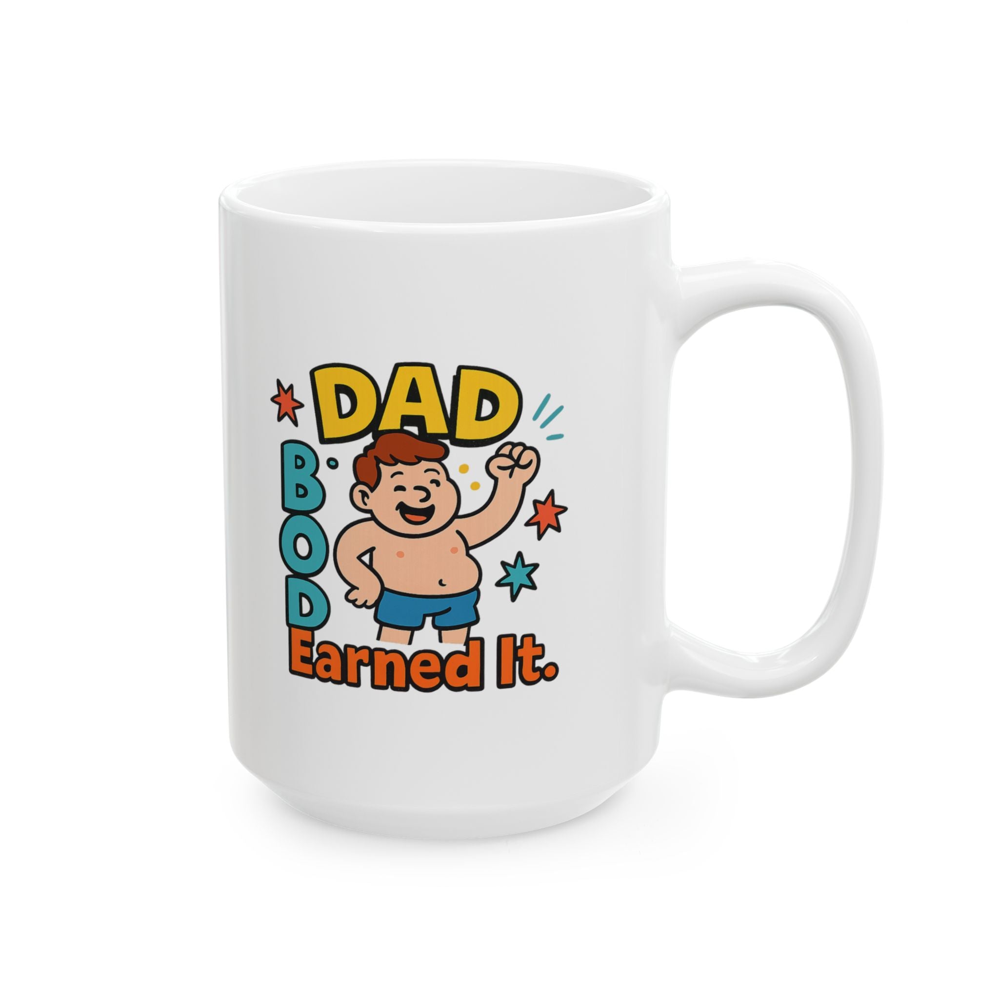 Proud Owner Of A Dad Bod Coffee Mug | Funny Father Gift | Ceramic Mug