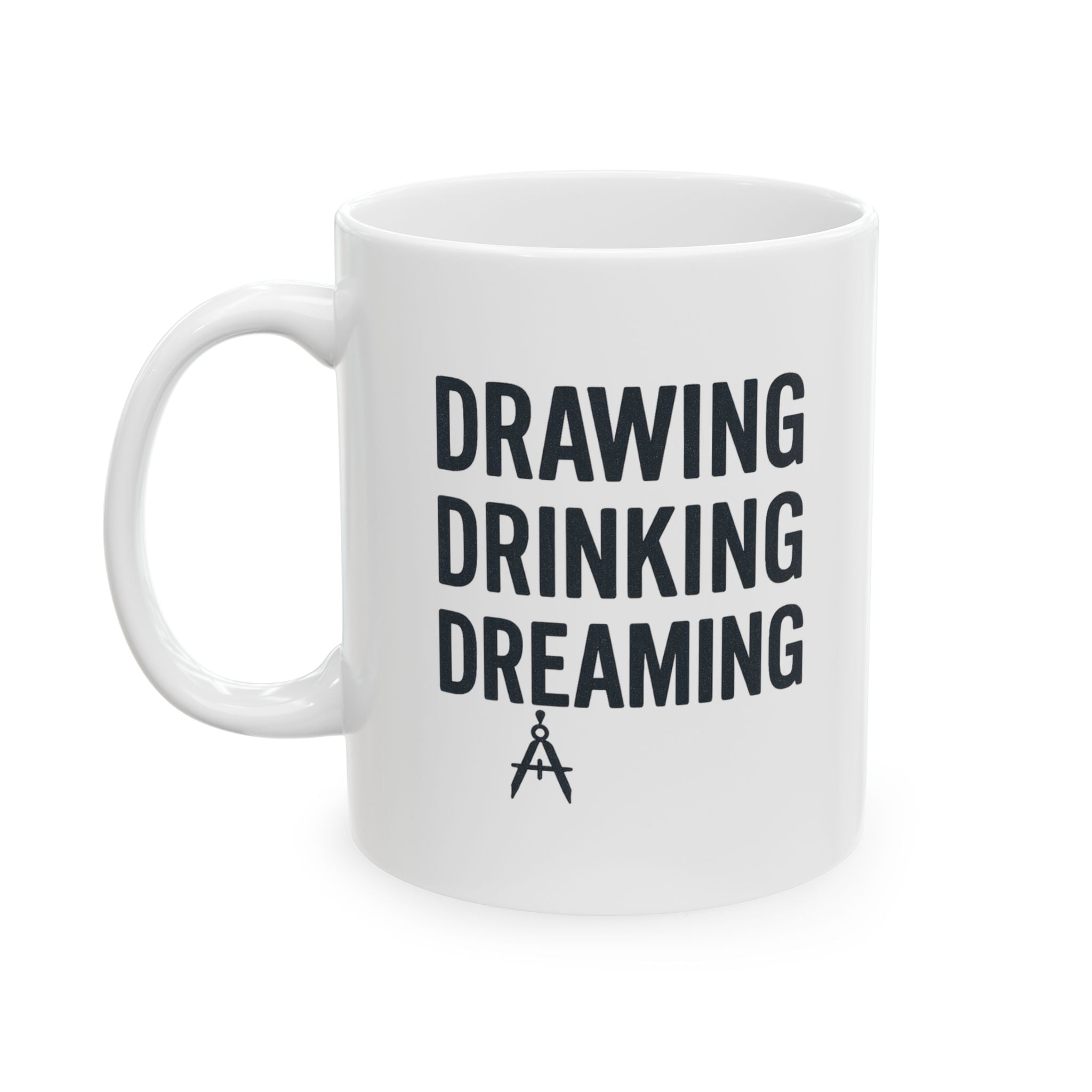 Architect Drawing Drinking Dreaming Coffee Mug | Unique Gift | Ceramic Mug