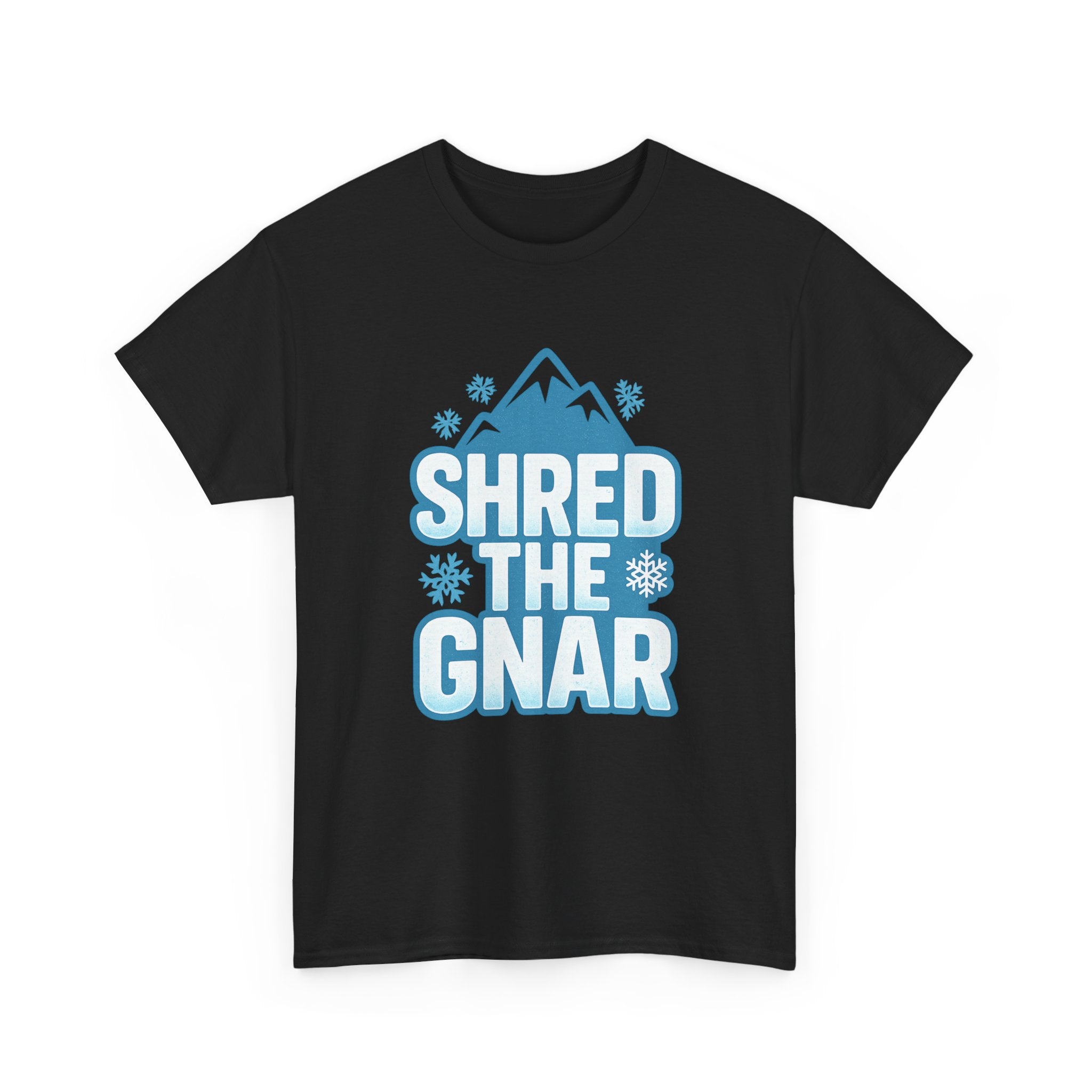 Snowboarder Shred The Gnar T-Shirt | Unique Gift | Graphic Tee