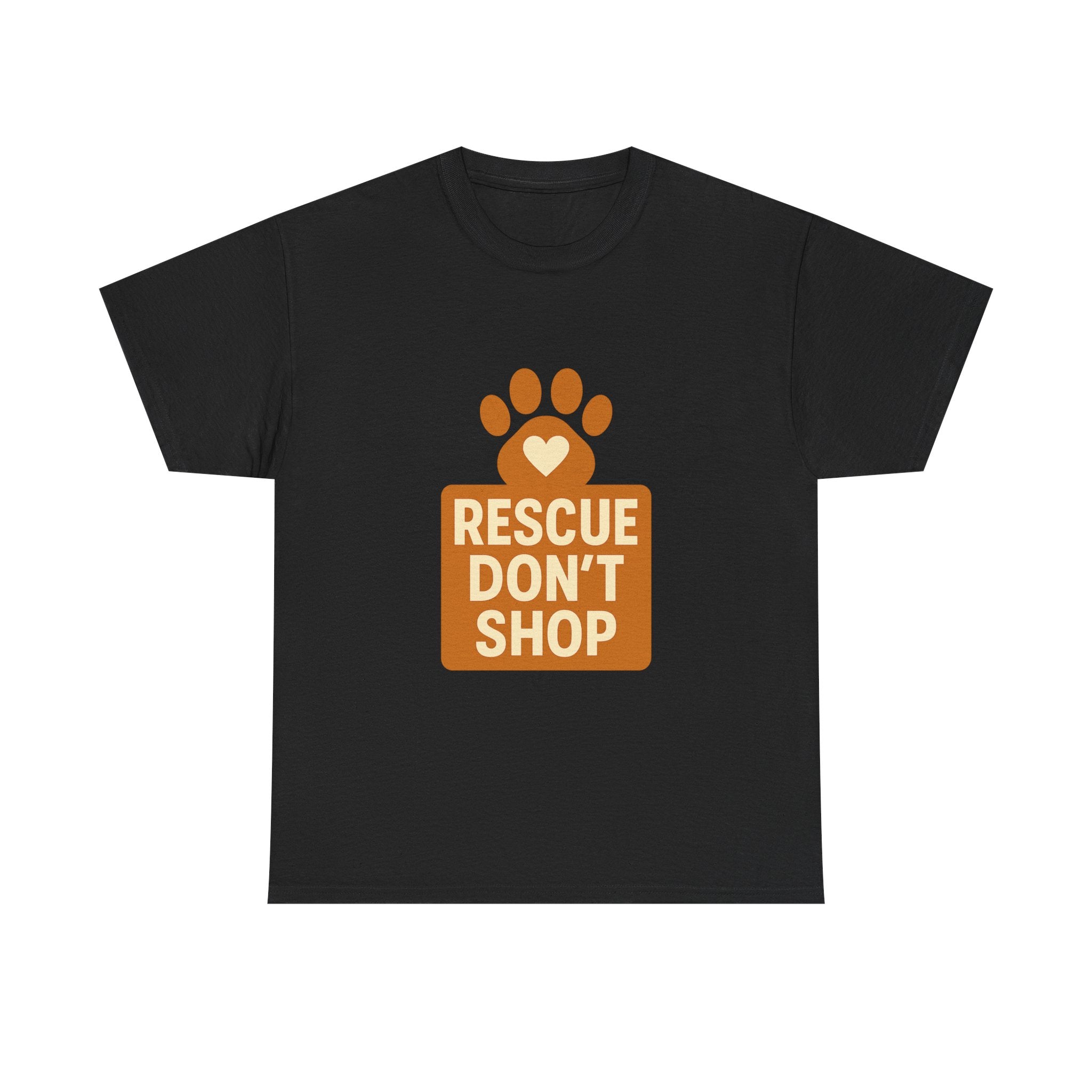 Rescue Don't Shop T-Shirt | Unique Gift | Graphic Tee