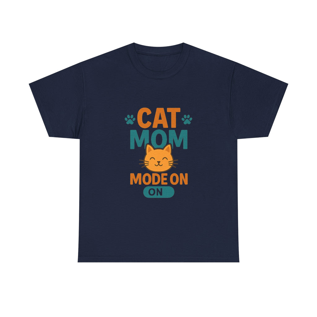 Fueled By Coffee And Cat Cuddles T-Shirt | Cat Mom Gift | Graphic Tee