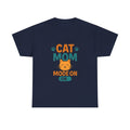 Fueled By Coffee And Cat Cuddles T-Shirt | Cat Mom Gift | Graphic Tee