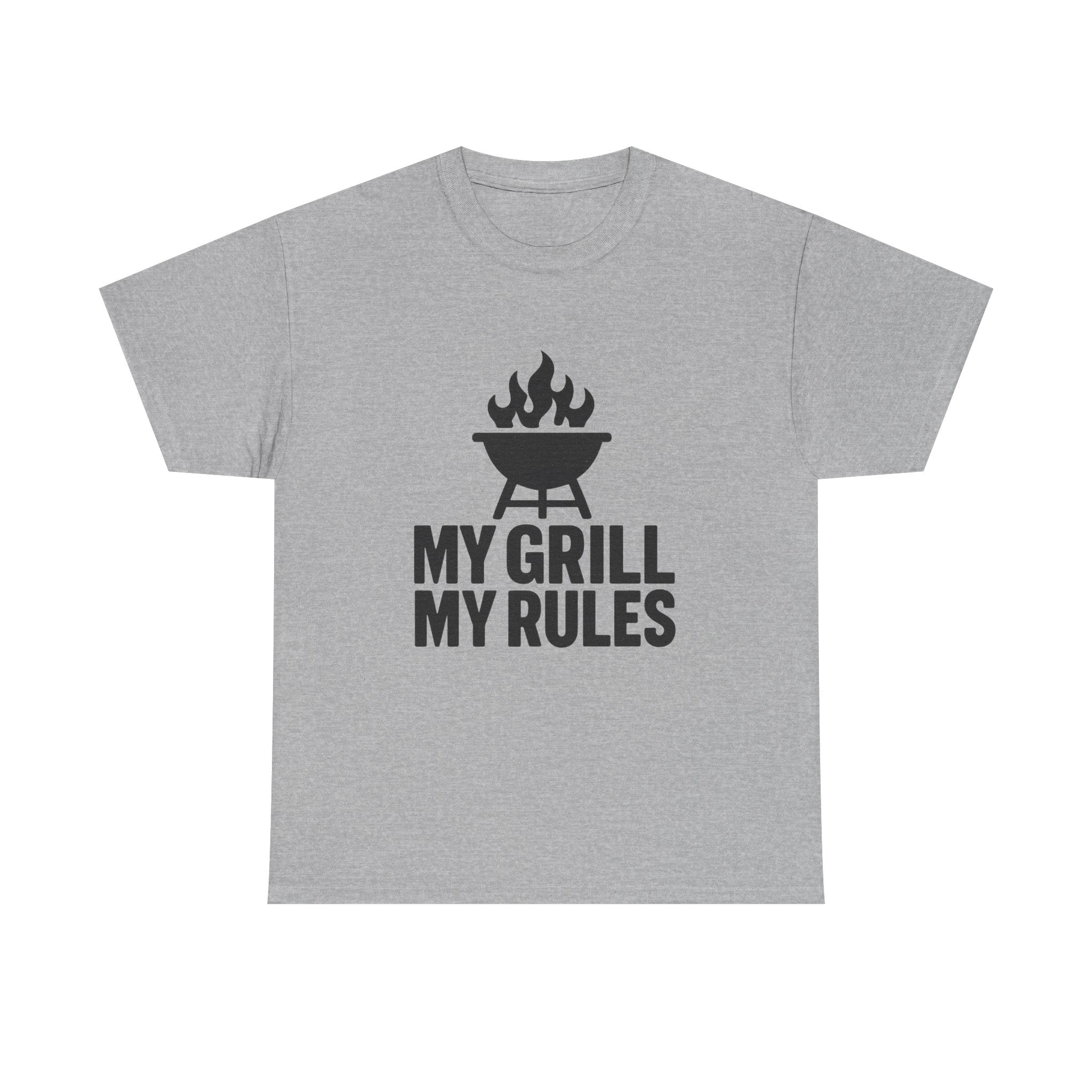 BBQ Rules My Grill My Rules Dad T-Shirt | Gift for Dad | Graphic Tee