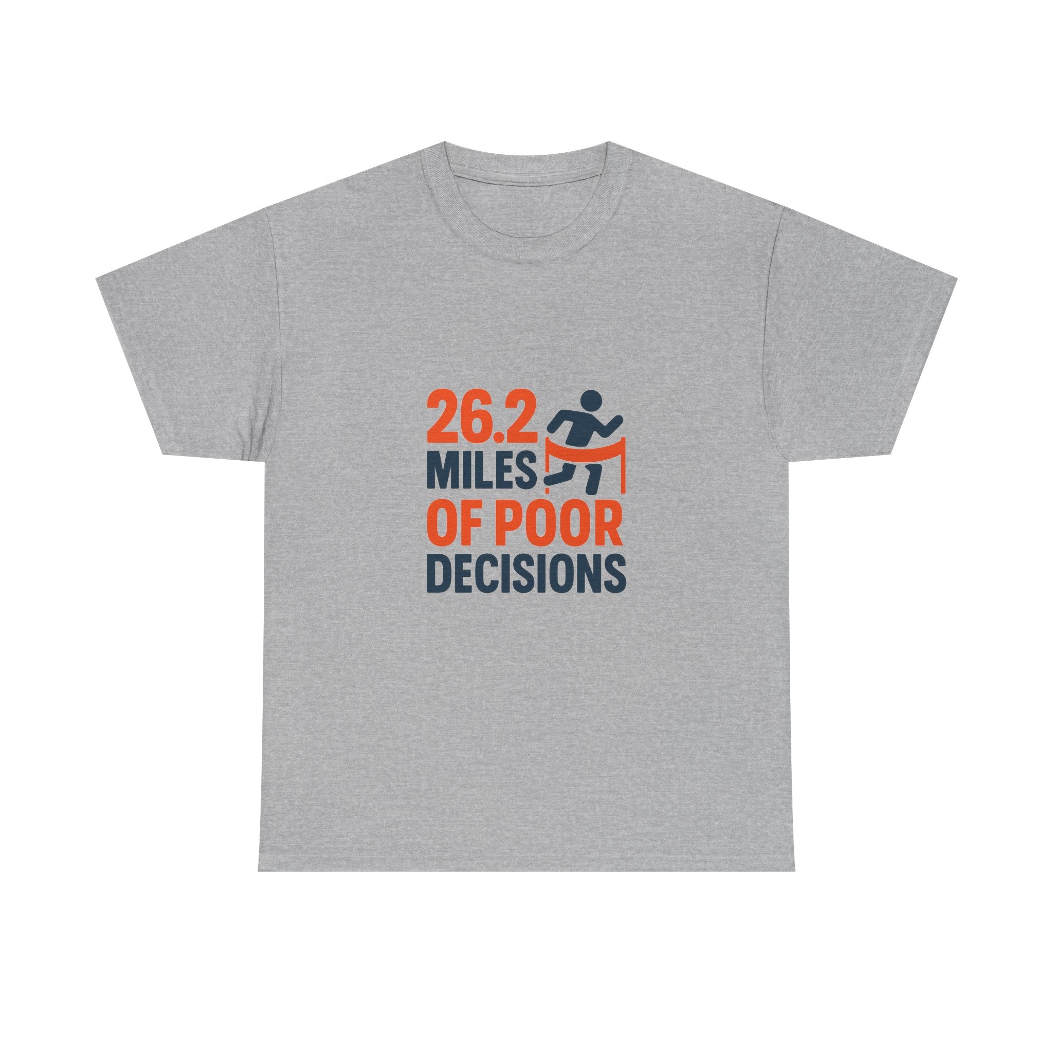 Marathon Finisher 26.2 Miles Of Poor Decisions T-Shirt | Unique Gift | Graphic Tee