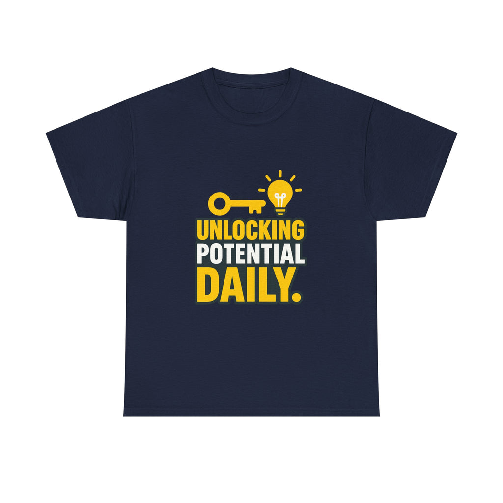 Tutor Unlocking Potential Daily T-Shirt | Unique Gift | Graphic Tee