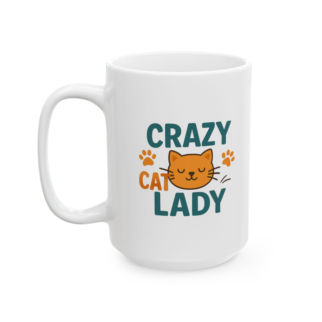 Not Crazy Just Cat Lady Coffee Mug | Cat Lover Gift | Ceramic Mug