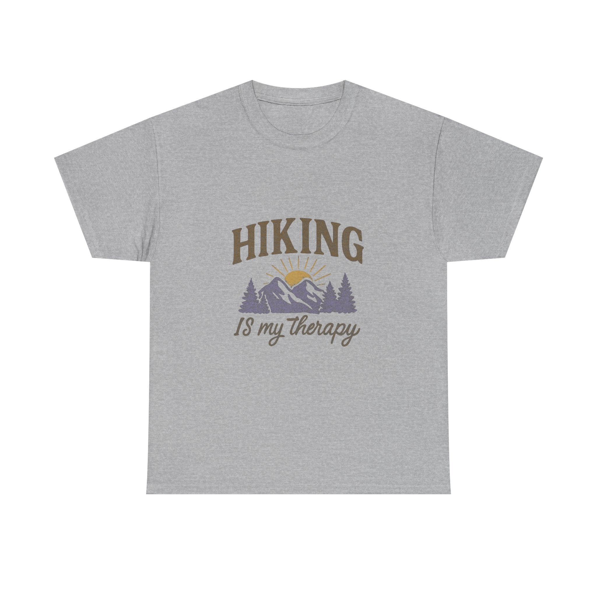 Hiking Is My Therapy Outdoors T-Shirt | Hiking Lover Gift | Graphic Tee