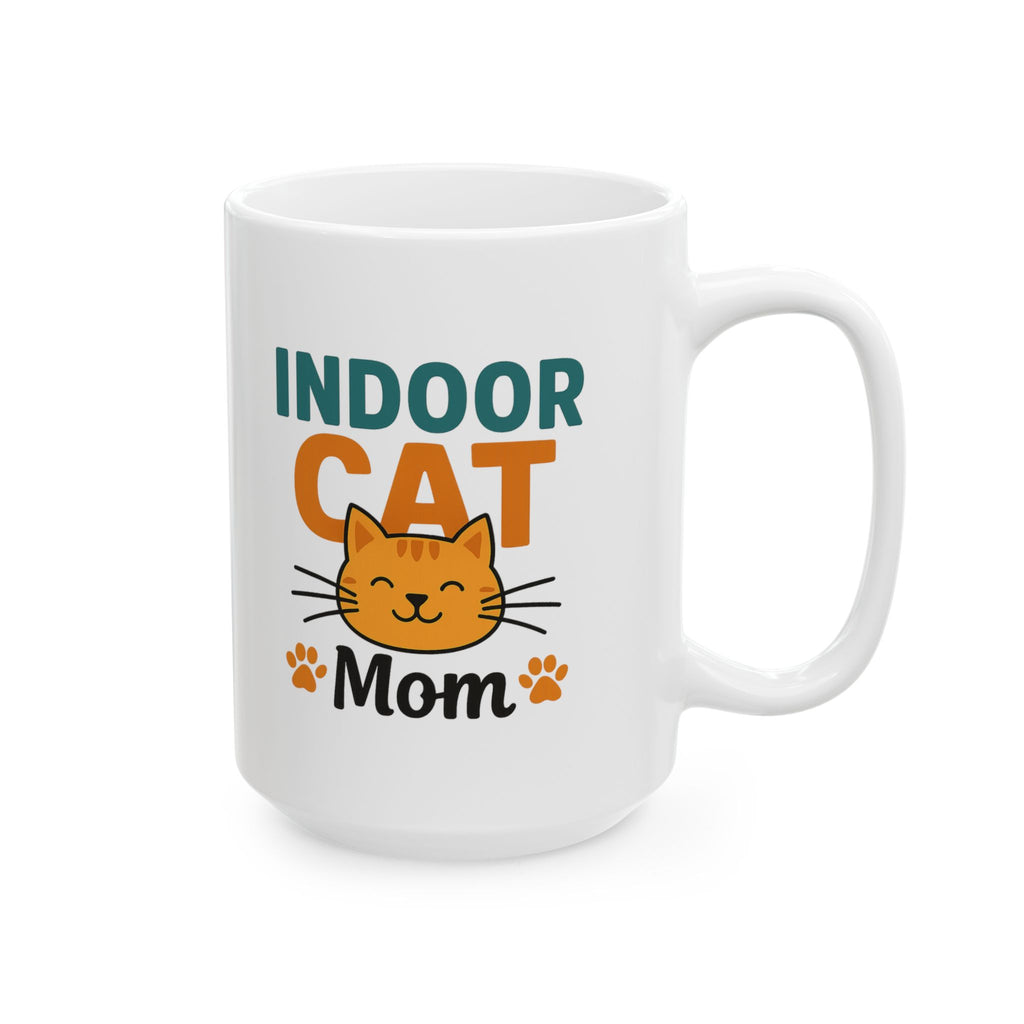 My Cat Stays Inside Where It Is Safe Coffee Mug | Cat Owner Humor | Ceramic Mug