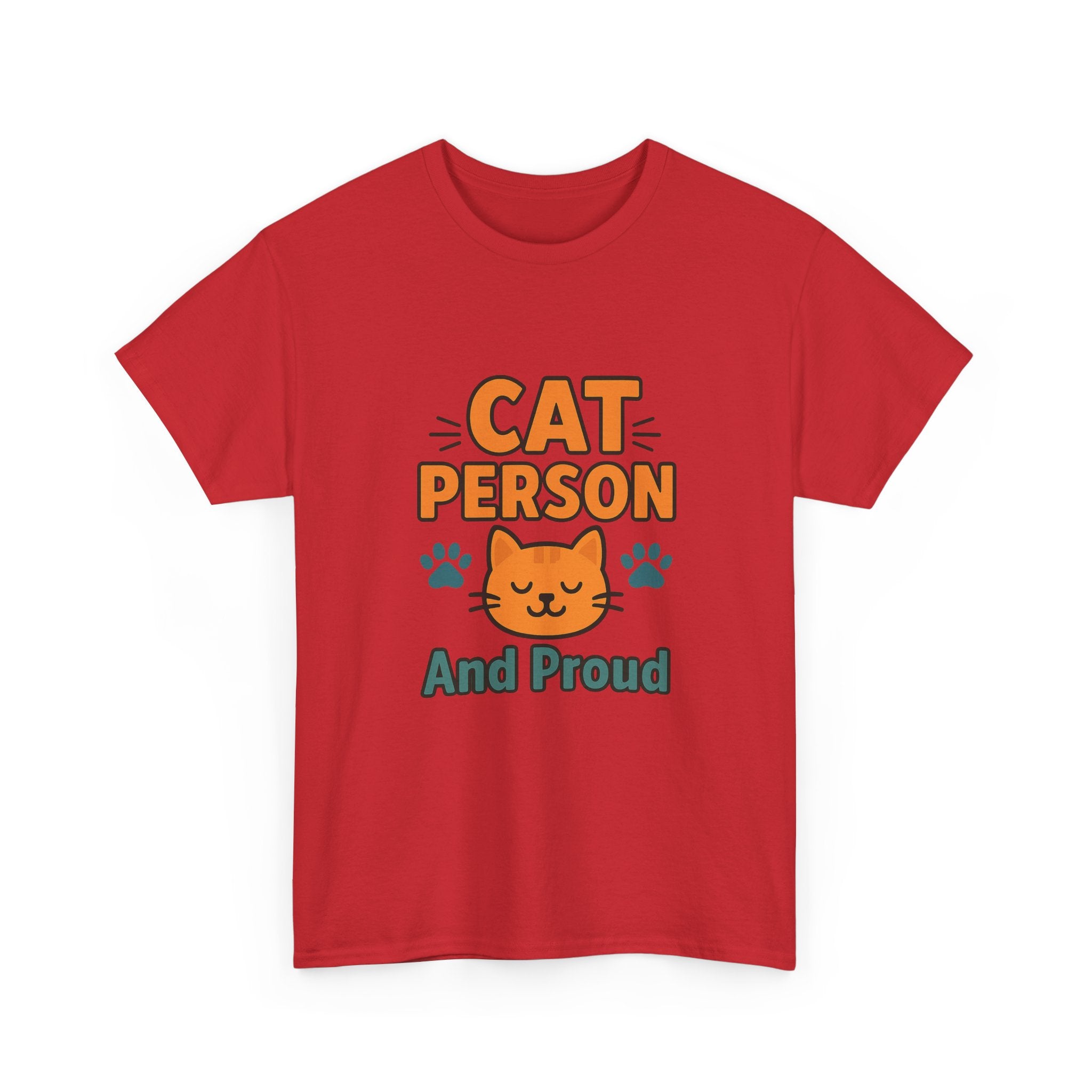 Cat Person And Proud T-Shirt | Cat Lover Gift | Graphic Tee
