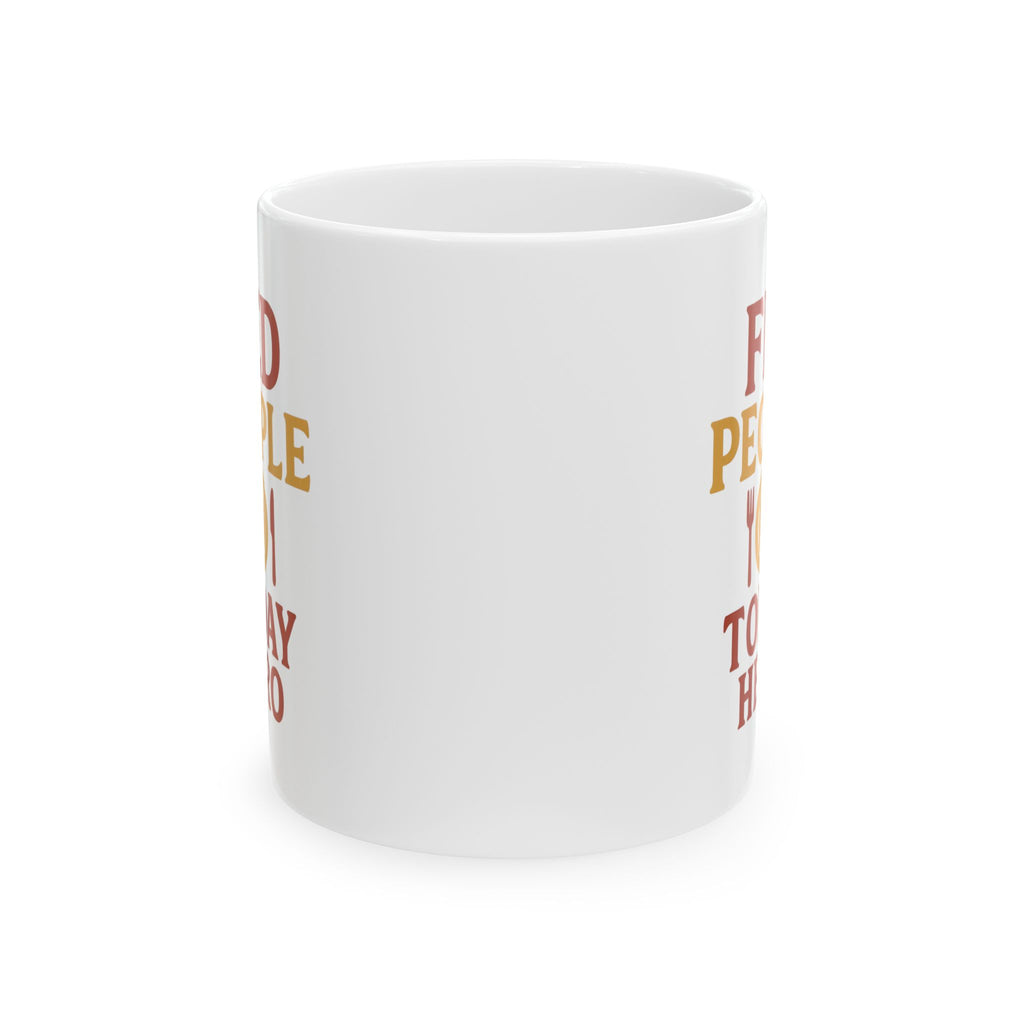 Restaurant Worker Fed People Today Hero Coffee Mug | Unique Gift | Ceramic Mug