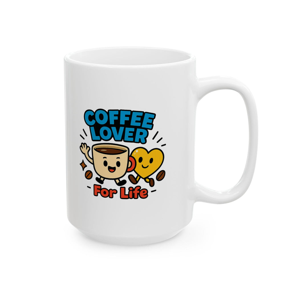 Coffee Lover For Life No Regrets Coffee Mug | Coffee Appreciation Gift | Ceramic Mug