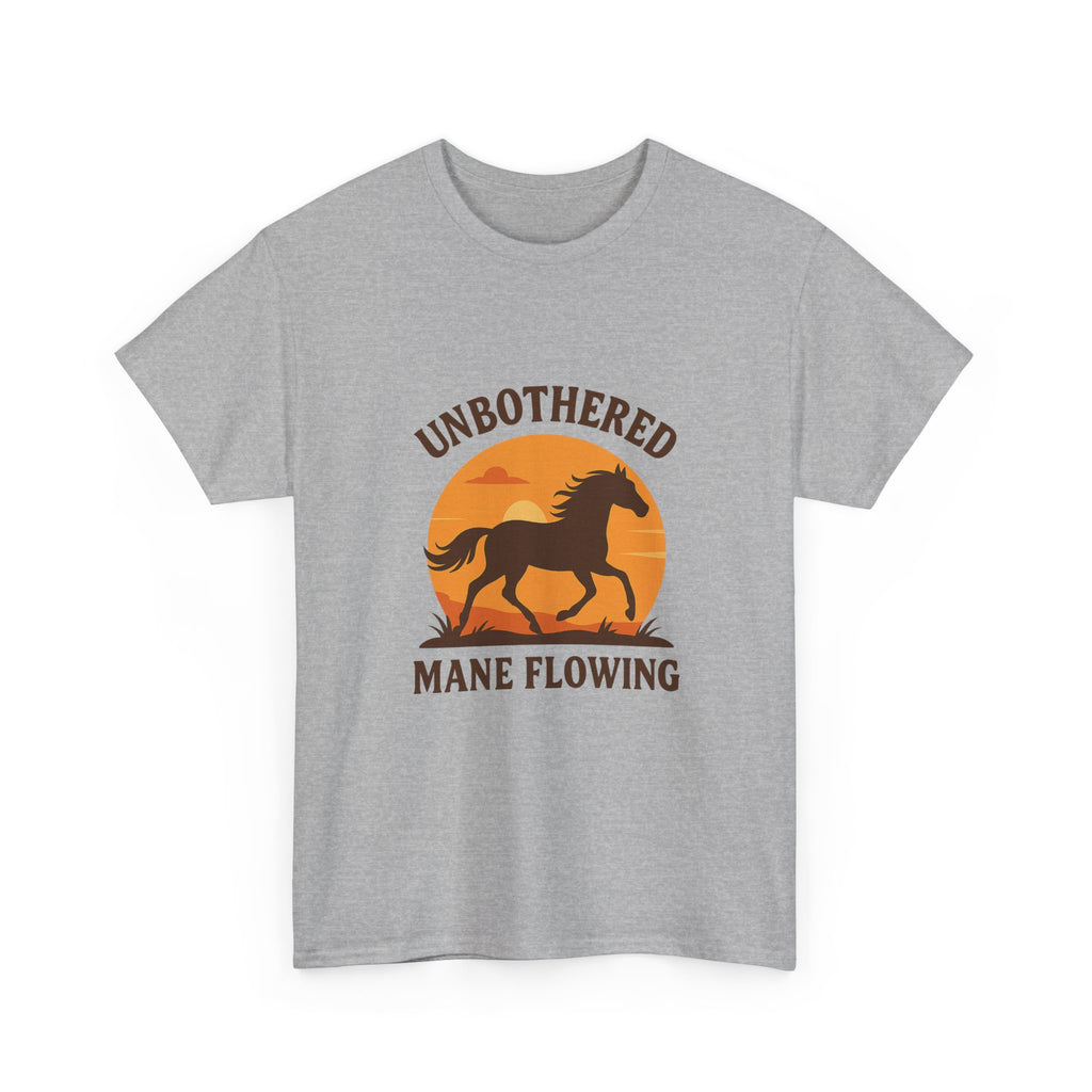 Horse Girl Unbothered Mane Flowing T-Shirt