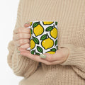 Bold Lemons Full Wrap Coffee Mug | Fruit Gift | Ceramic Mug