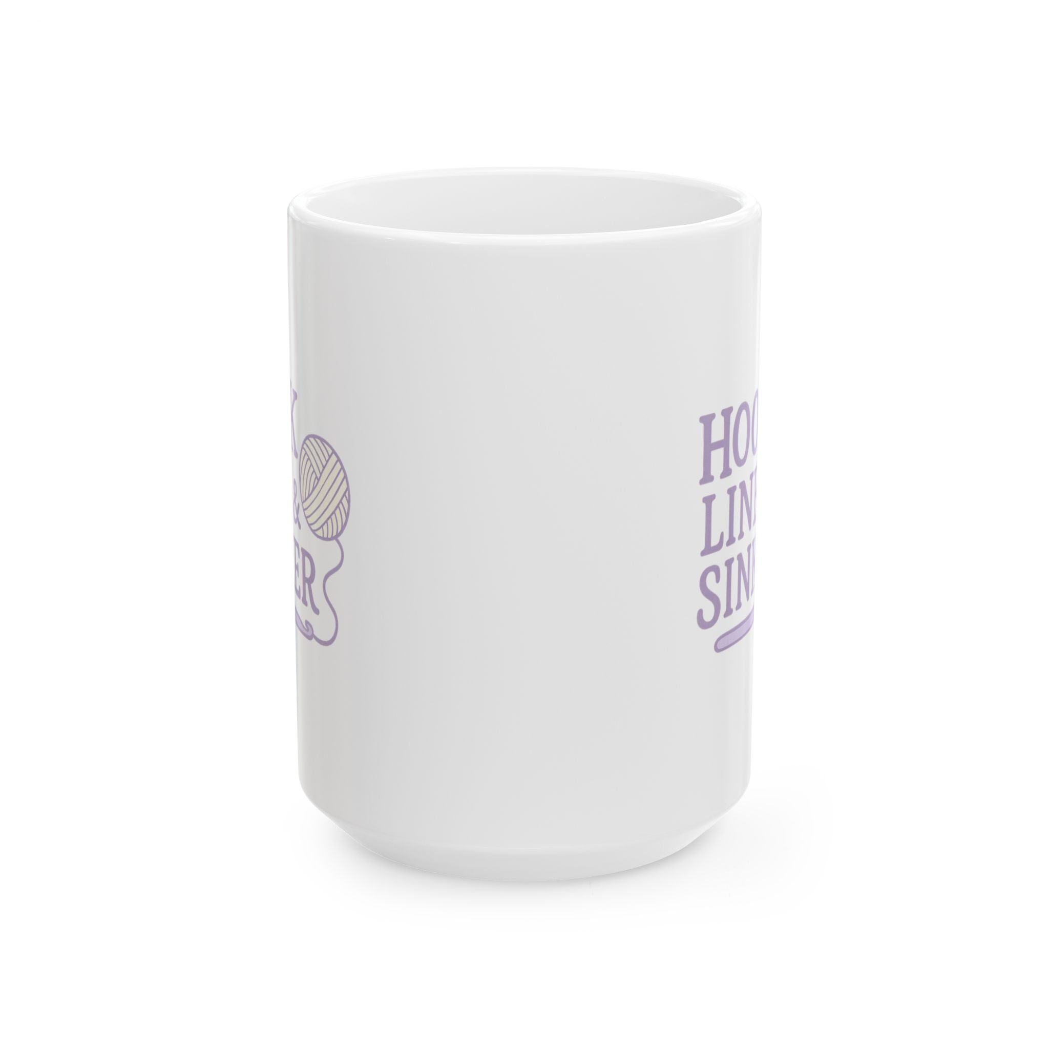 Crochet Master Hook Line And Sinker Coffee Mug | Unique Gift | Ceramic Mug