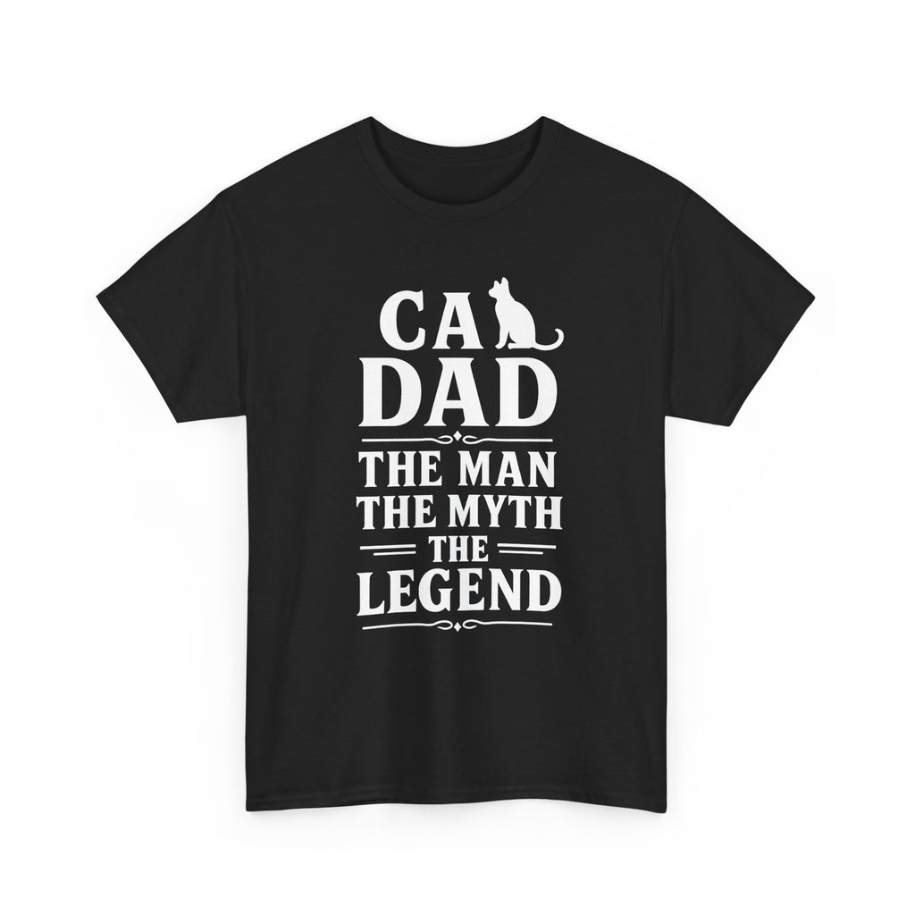 Cat Dad The Man The Myth T-Shirt | Cat Lover Gift | Graphic Tee
