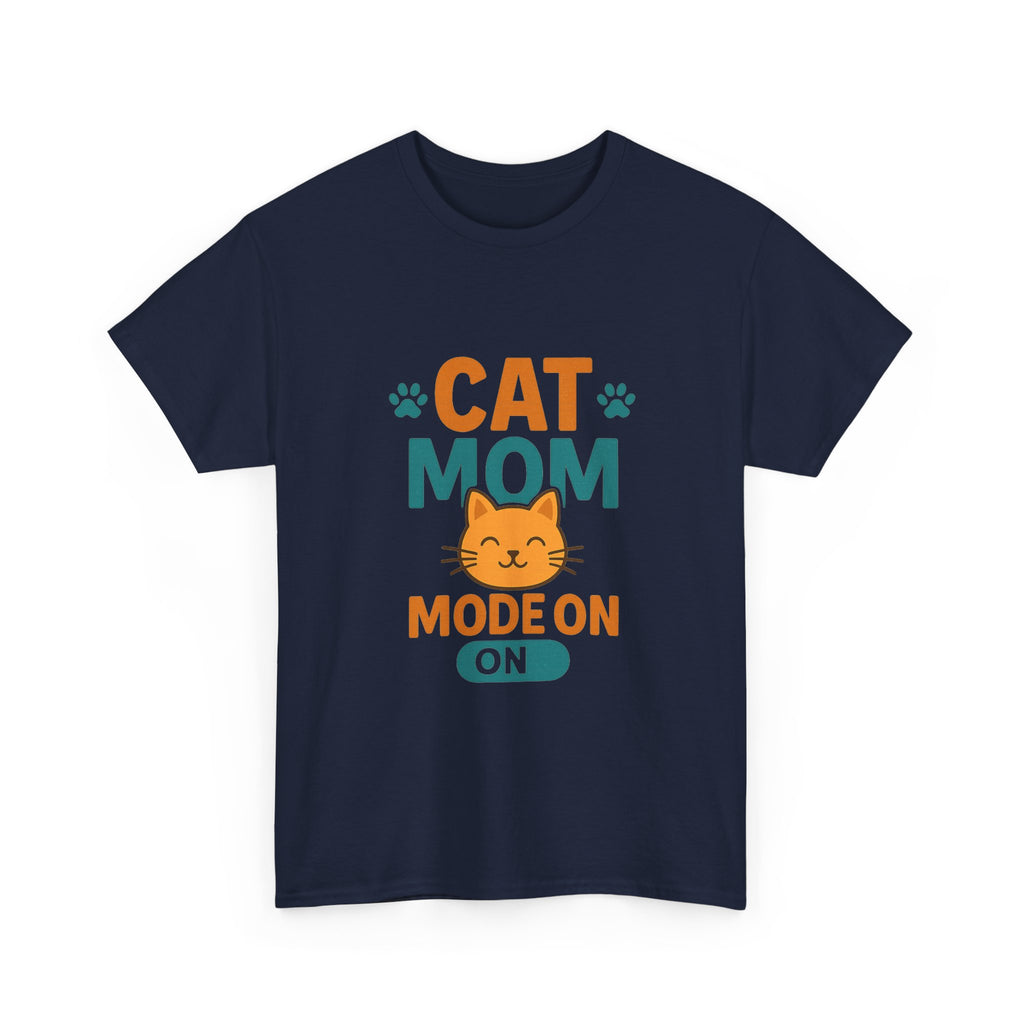 Fueled By Coffee And Cat Cuddles T-Shirt | Cat Mom Gift | Graphic Tee