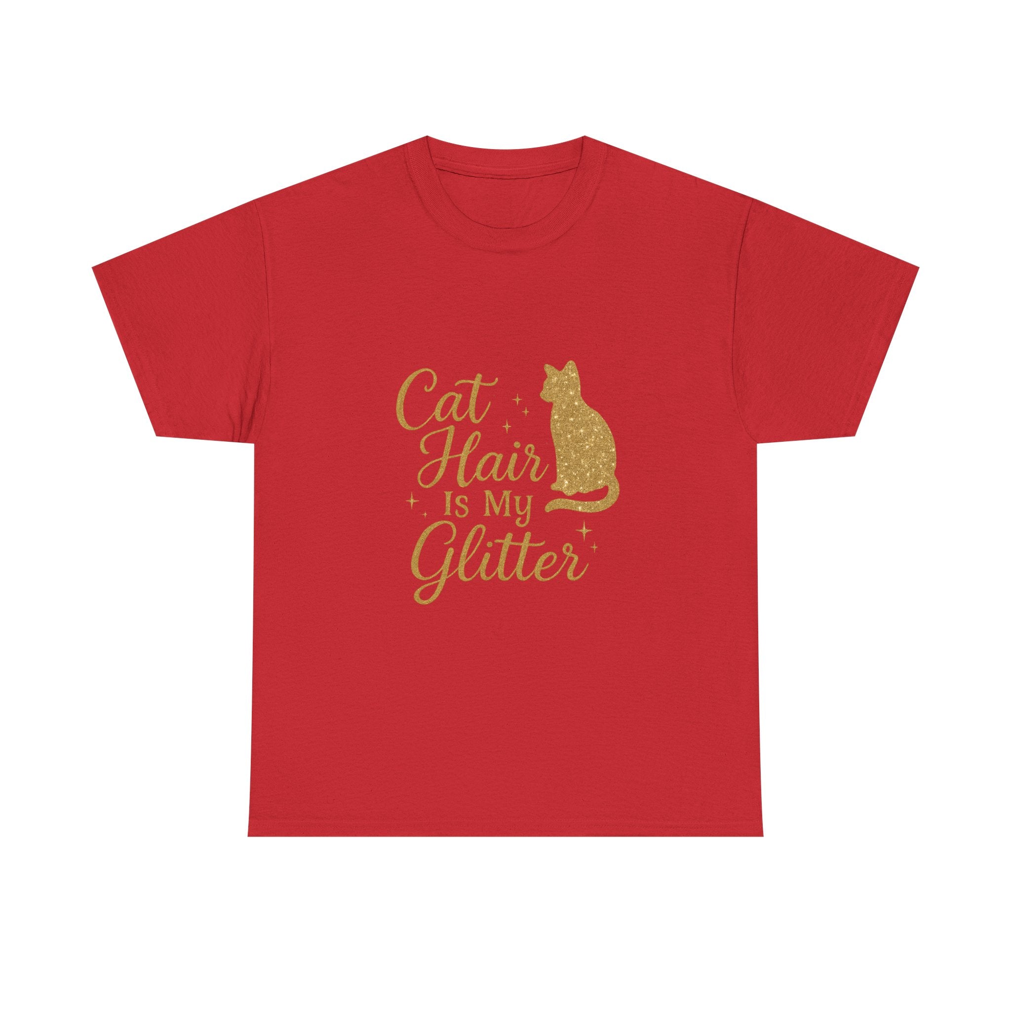 Cat Hair Is My Glitter Cat Mom T-Shirt | Cat Lover Gift | Graphic Tee