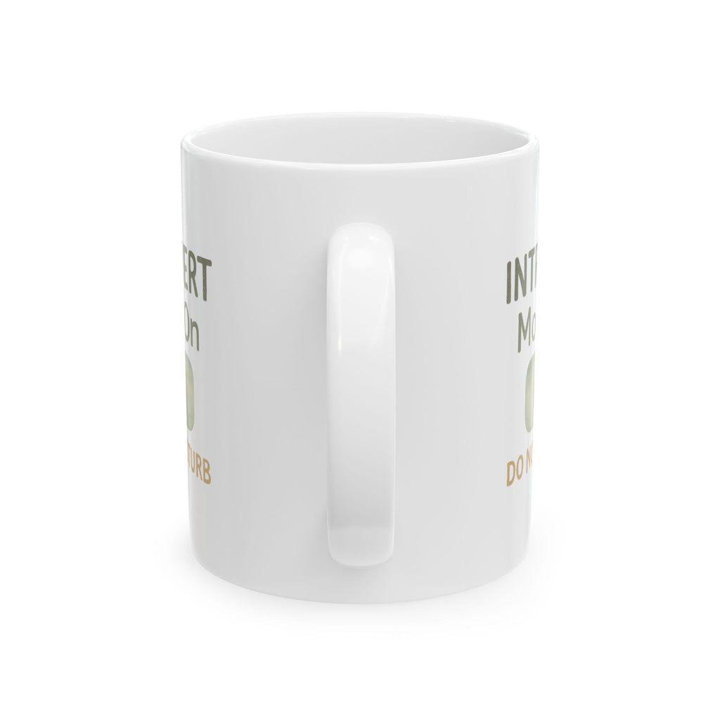 Introvert Mode On Do Not Disturb Coffee Mug | Funny Introvert Gift | Ceramic Mug