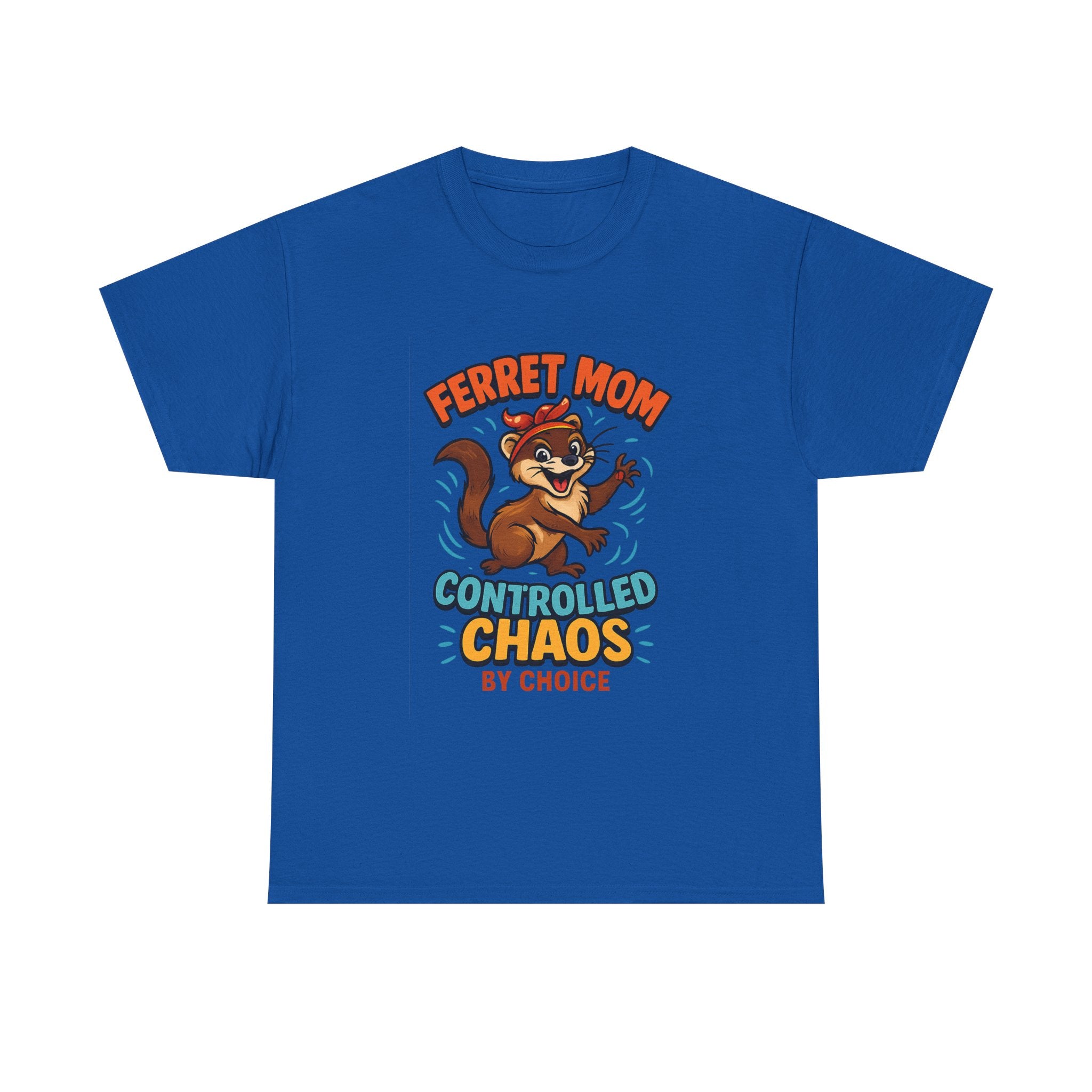 Ferret Mom Controlled Chaos By Choice T-Shirt | Gift for Mom | Graphic Tee