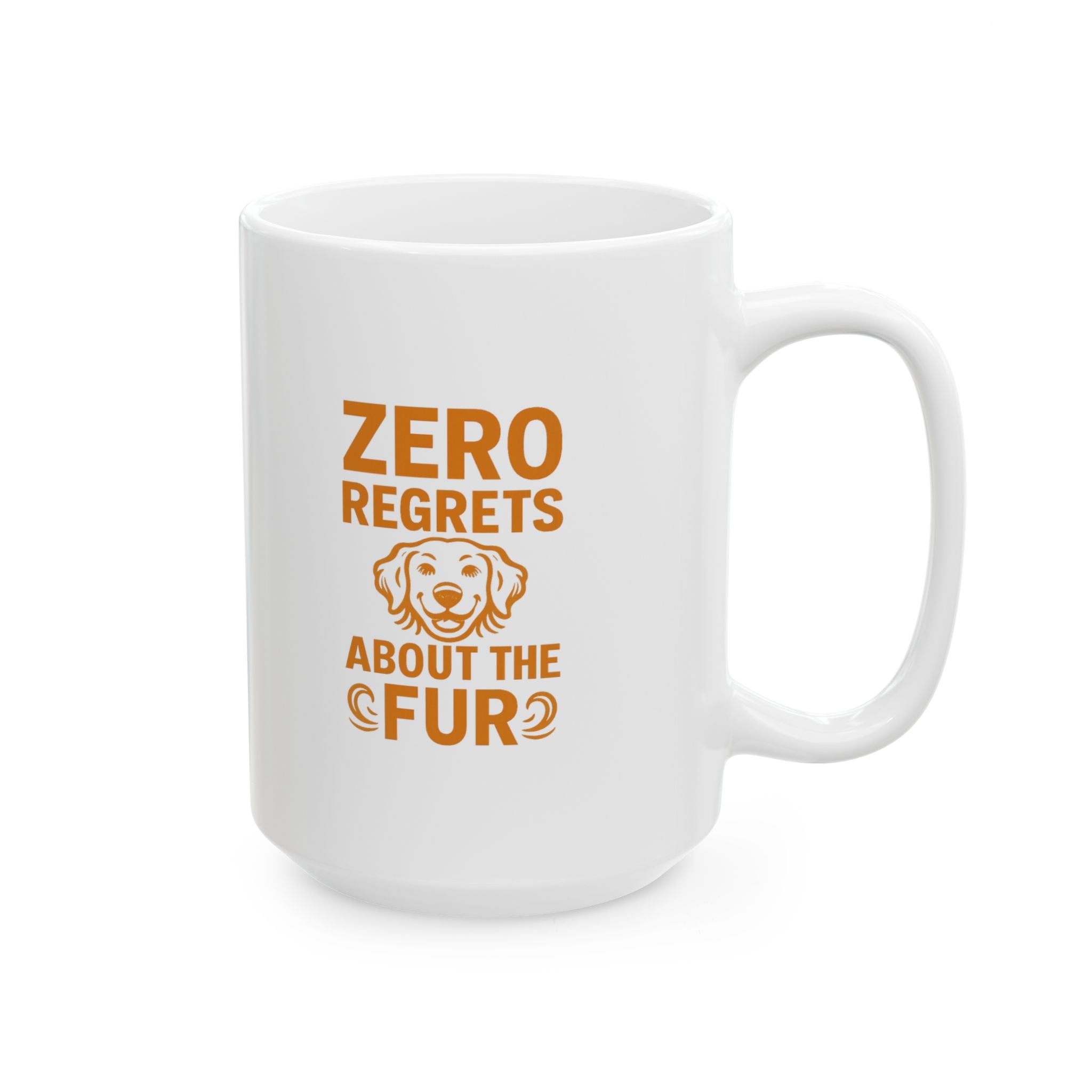Dog Dad Zero Regrets About The Fur Coffee Mug | Dog Lover Gift | Ceramic Mug