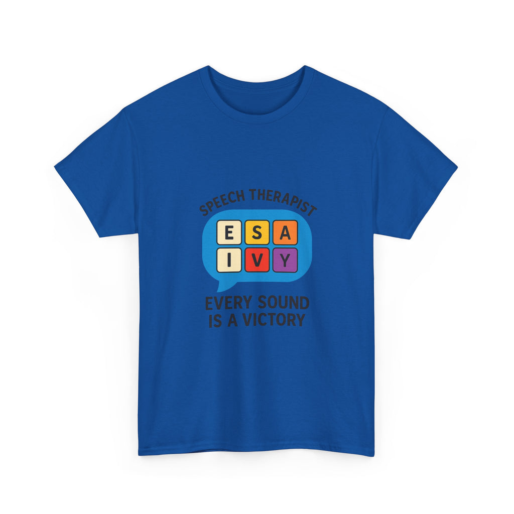 Speech Therapist Every Sound Is A Victory T-Shirt | Unique Gift | Graphic Tee