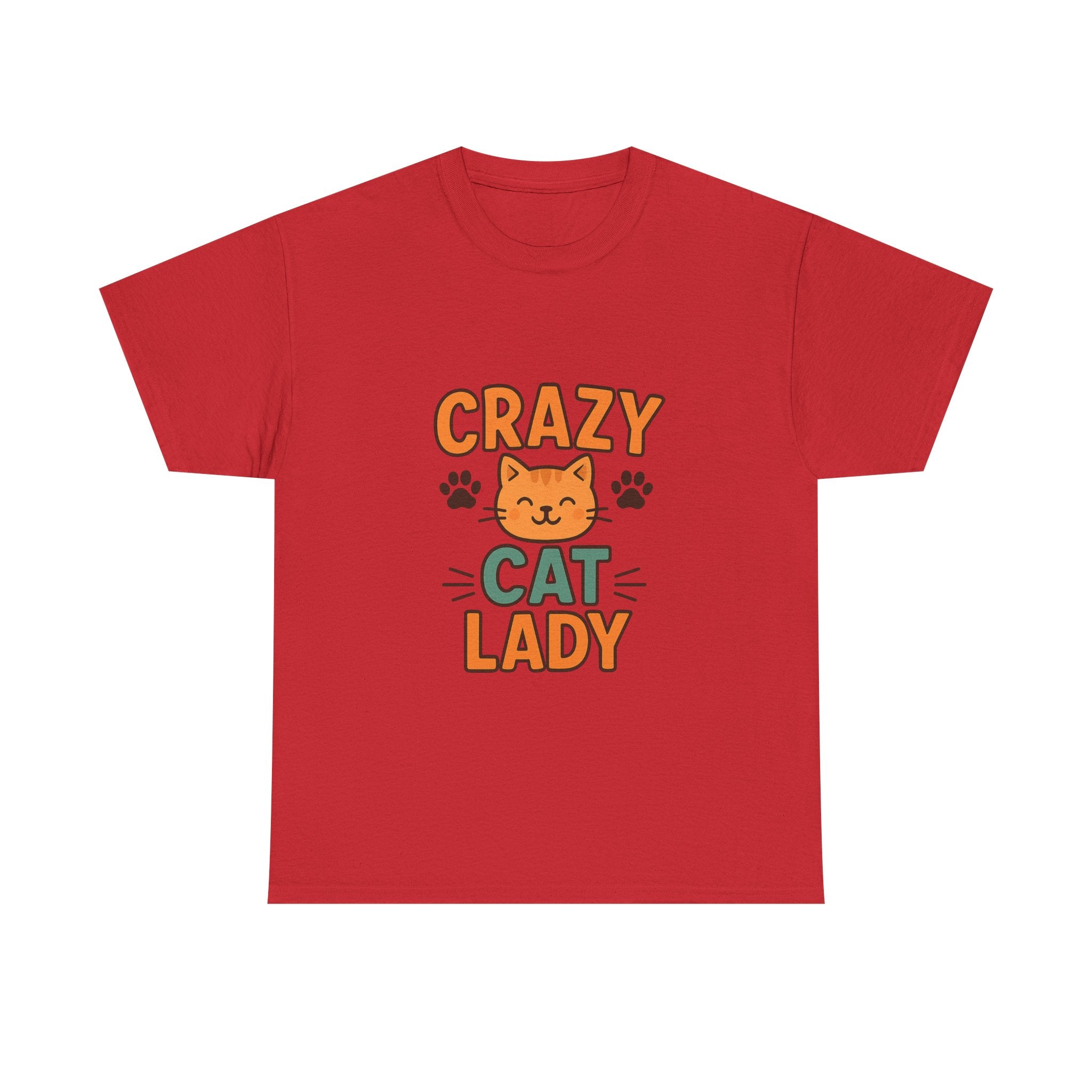 Crazy Cat Lady And Proud T-Shirt | Funny Cat Gift | Graphic Tee