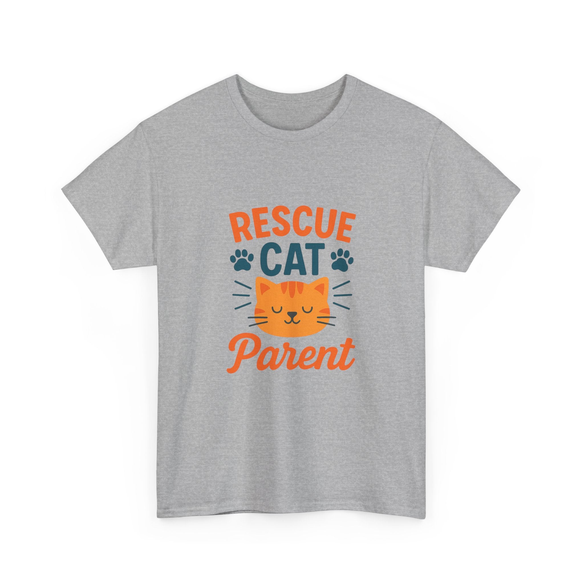 Proud Rescue Cat Parent T-Shirt | Shelter Adoption Gift | Graphic Tee