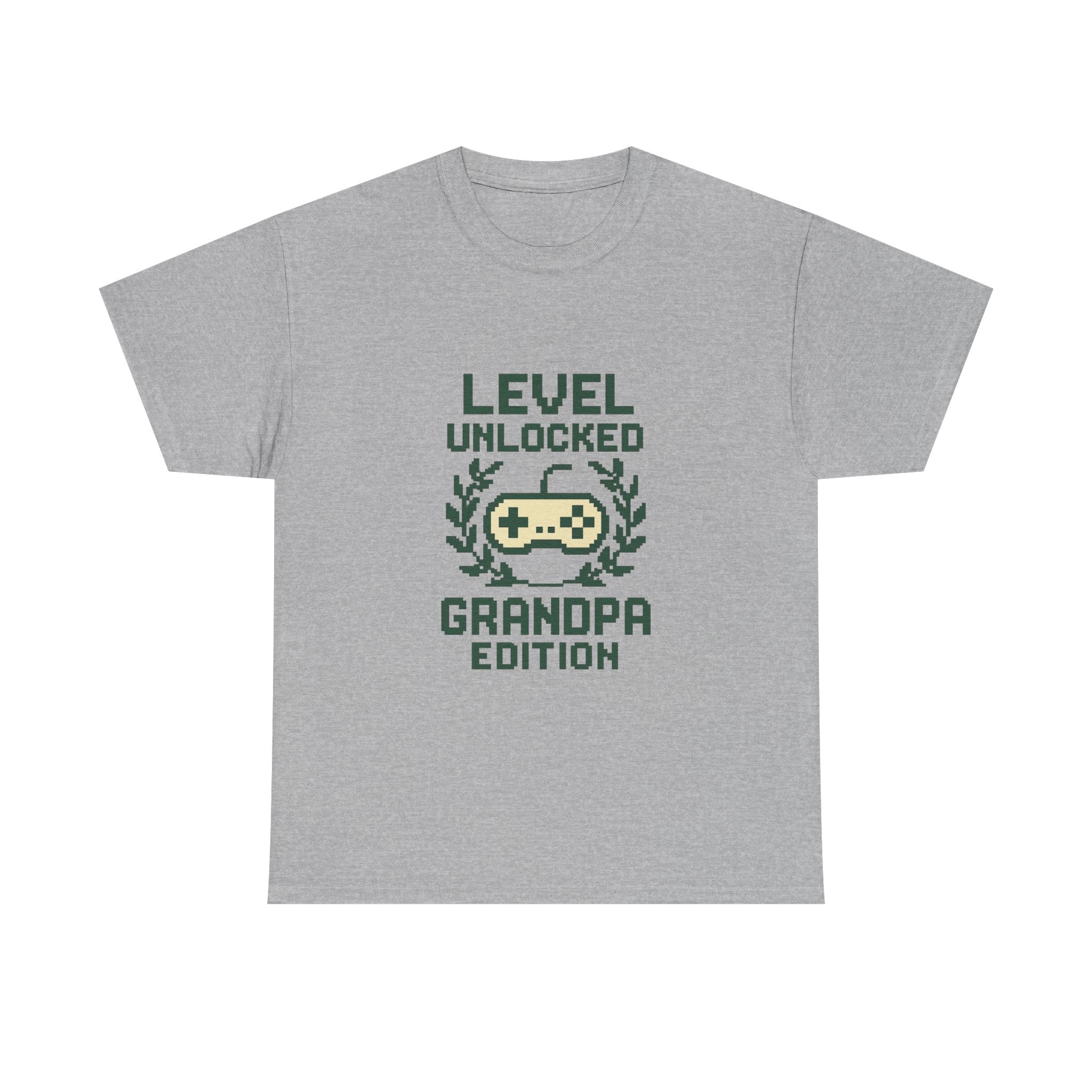 Gamer Grandpa Level Unlocked Grandpa Edition T-Shirt | Gift for Grandpa | Graphic Tee