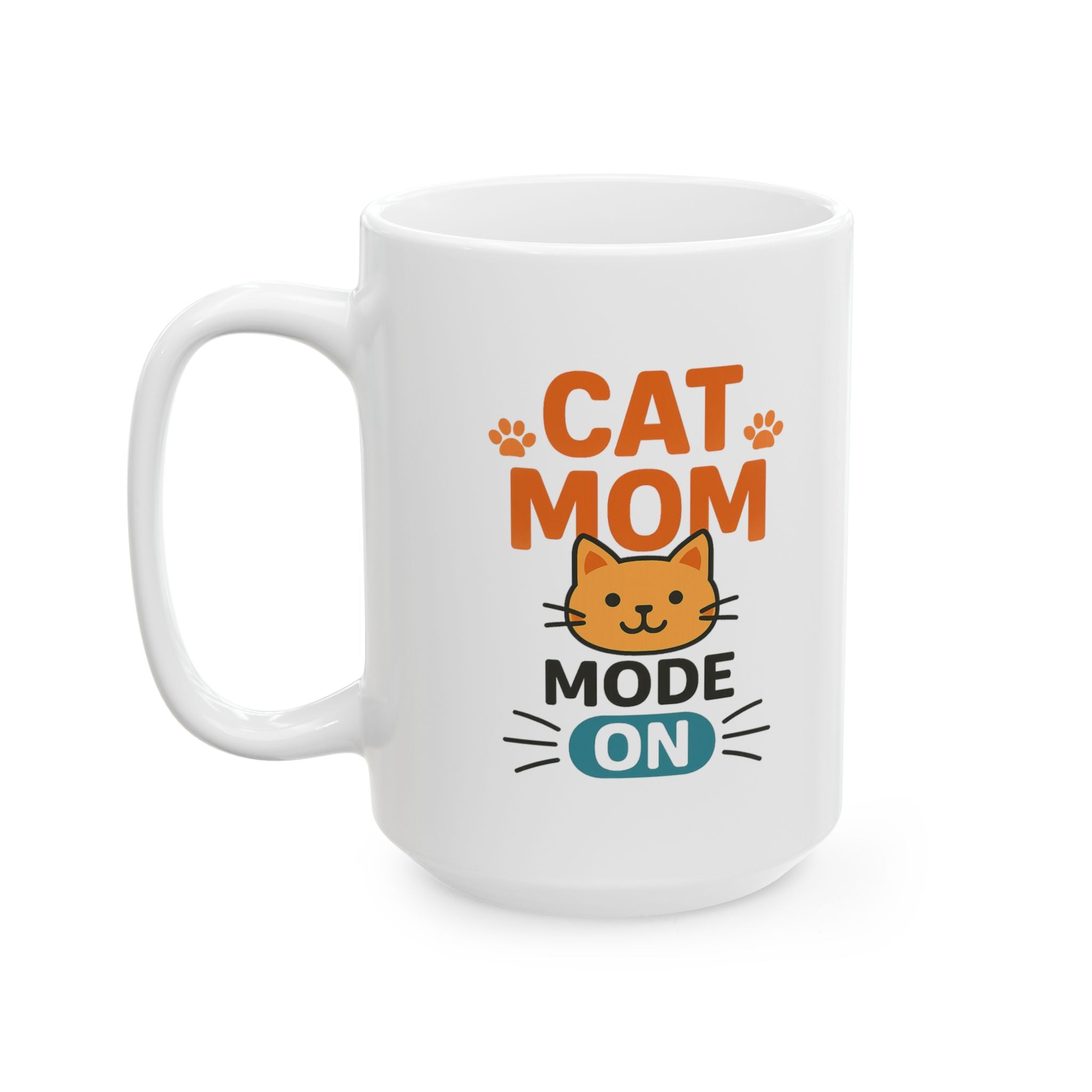 Cat Mom Life Coffee Mug | Cat Lover Gift | Ceramic Mug