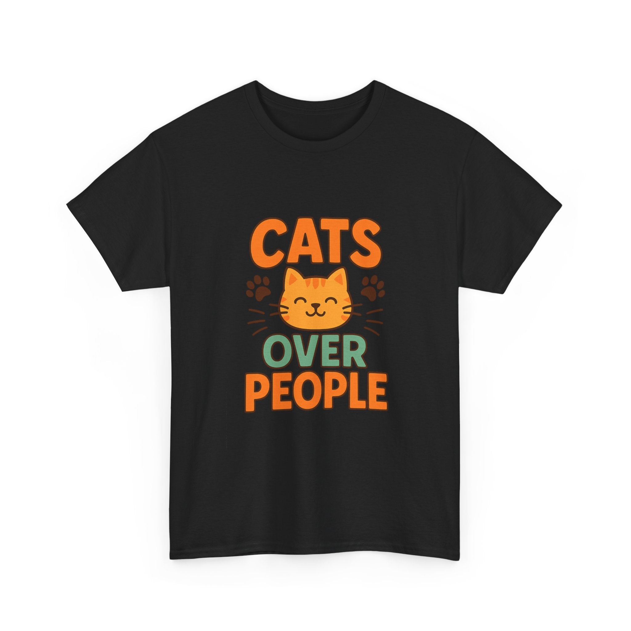 Introvert Powered By Cats T-Shirt | Funny Antisocial Cat Gift | Graphic Tee