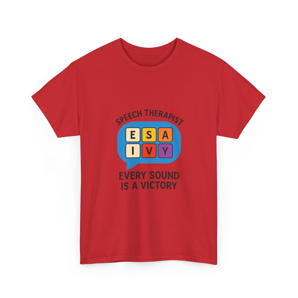 Speech Therapist Every Sound Is A Victory T-Shirt | Unique Gift | Graphic Tee
